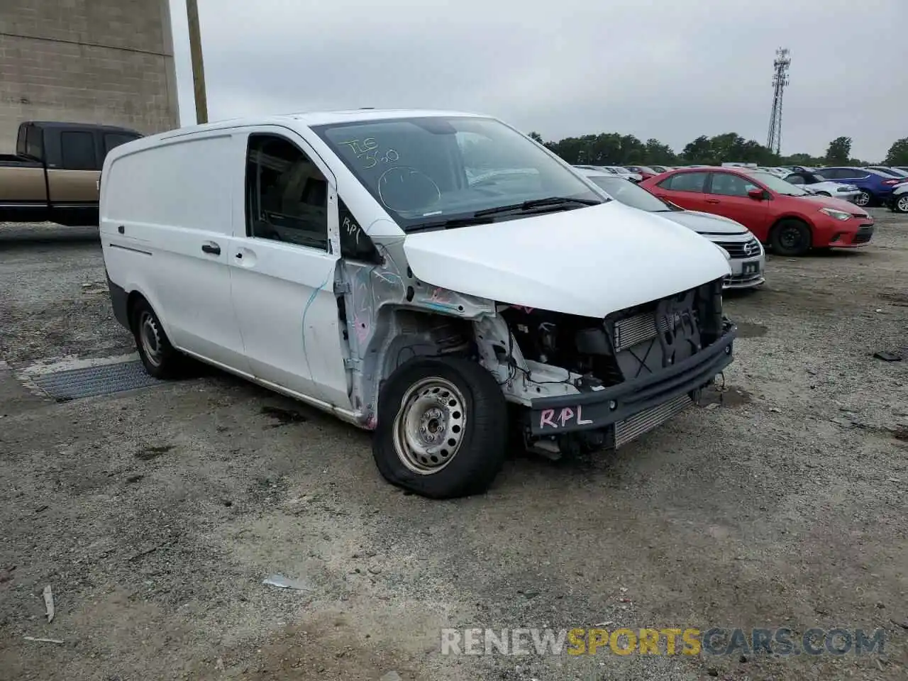 1 Photograph of a damaged car W1YV0BEY6M3859495 MERCEDES-BENZ METRIS 2021