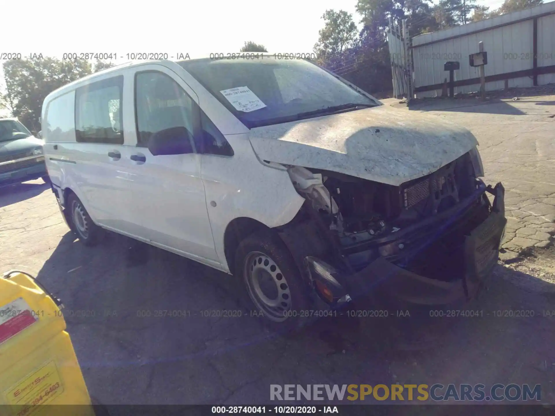 1 Photograph of a damaged car WD3PG2EA3K3544379 MERCEDES-BENZ METRIS CARGO VAN 2019