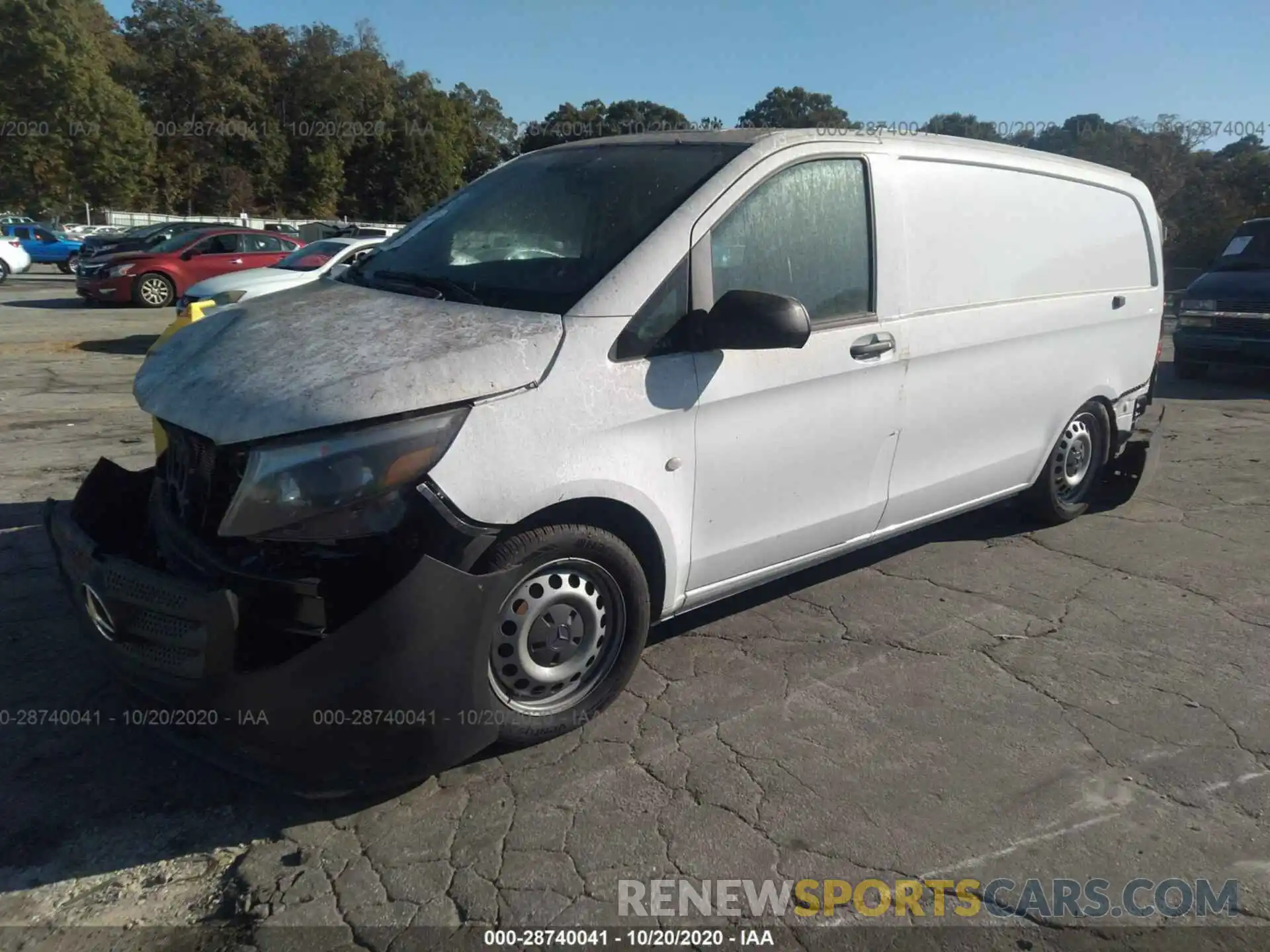 2 Photograph of a damaged car WD3PG2EA3K3544379 MERCEDES-BENZ METRIS CARGO VAN 2019