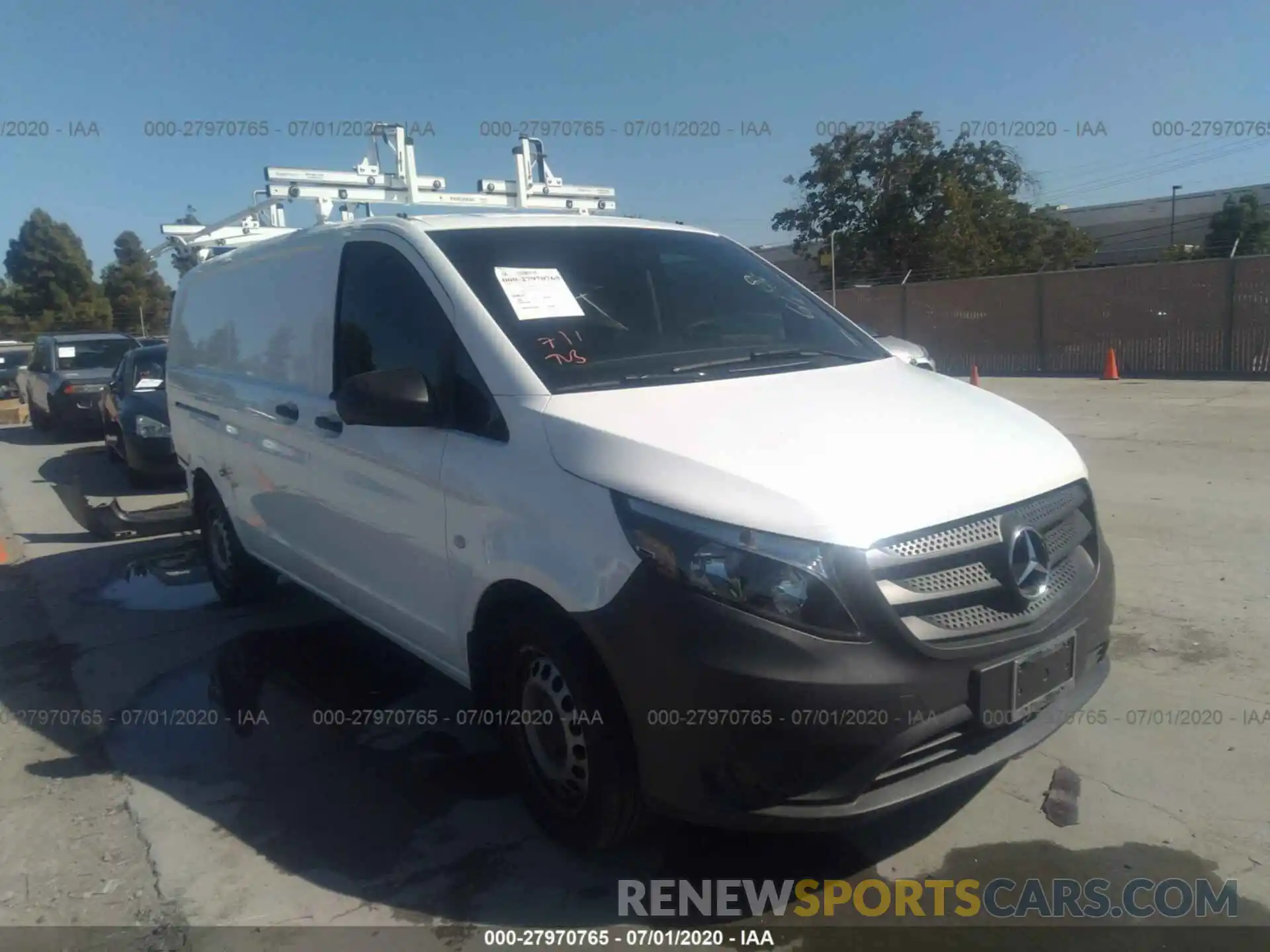 1 Photograph of a damaged car WD3PG2EA4K3522598 MERCEDES-BENZ METRIS CARGO VAN 2019