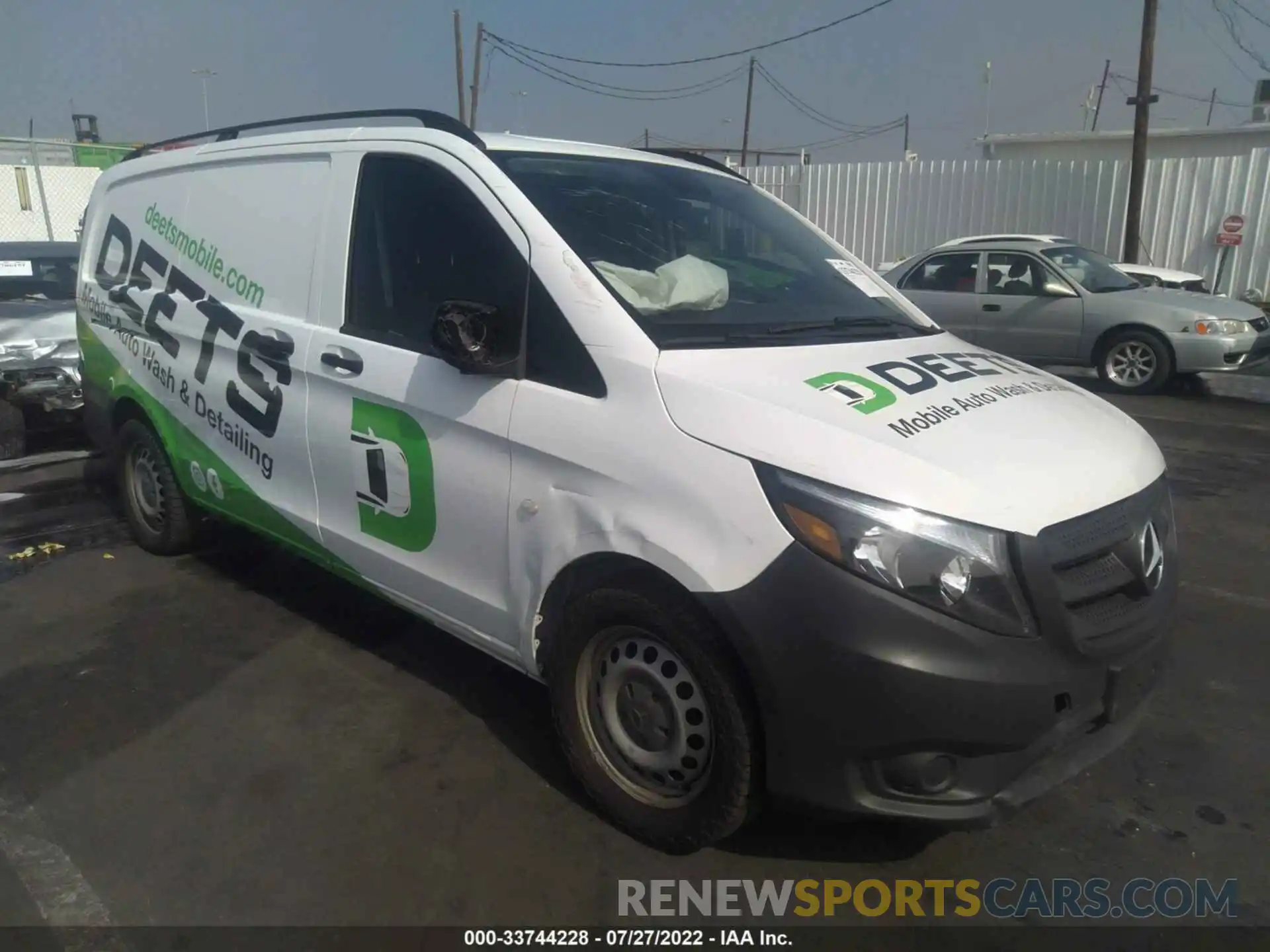 1 Photograph of a damaged car WD3PG2EA5K3594040 MERCEDES-BENZ METRIS CARGO VAN 2019