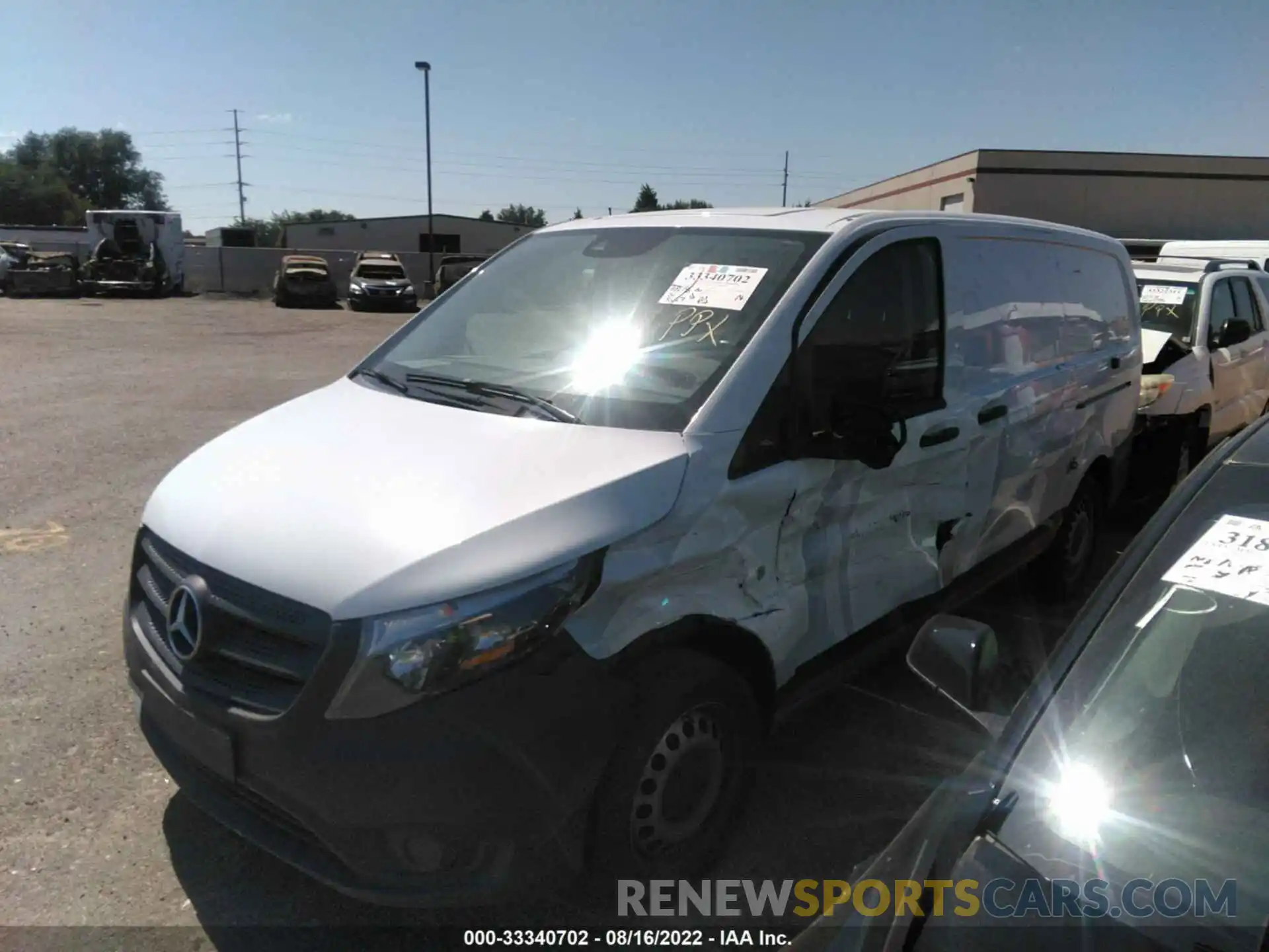 2 Photograph of a damaged car WD3PG2EA5K3601830 MERCEDES-BENZ METRIS CARGO VAN 2019