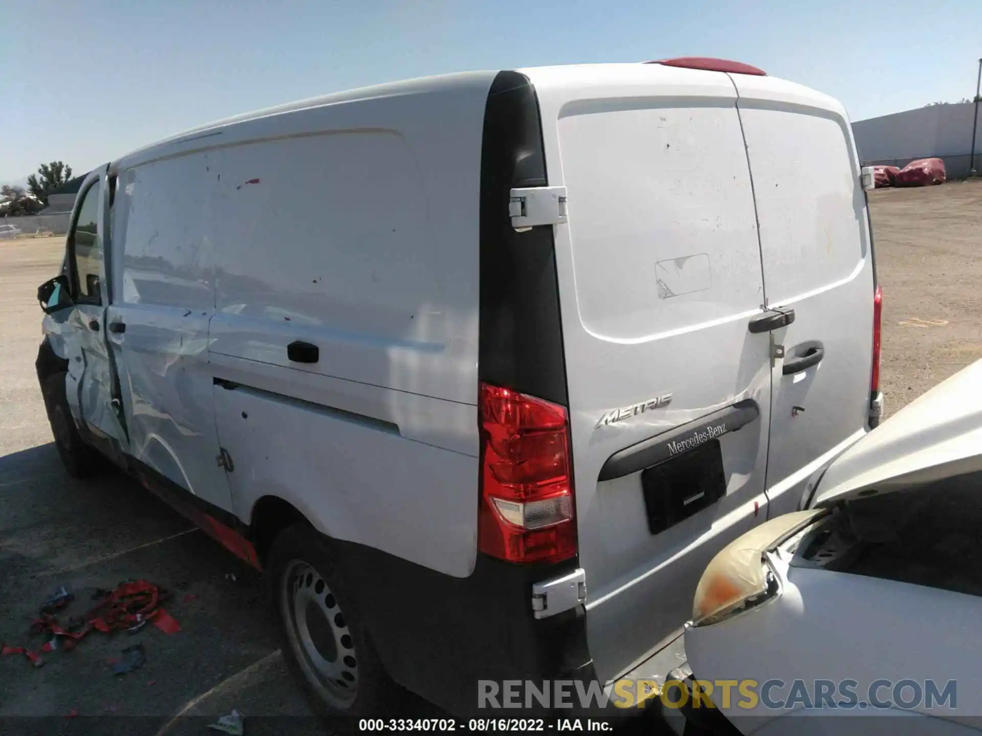 3 Photograph of a damaged car WD3PG2EA5K3601830 MERCEDES-BENZ METRIS CARGO VAN 2019