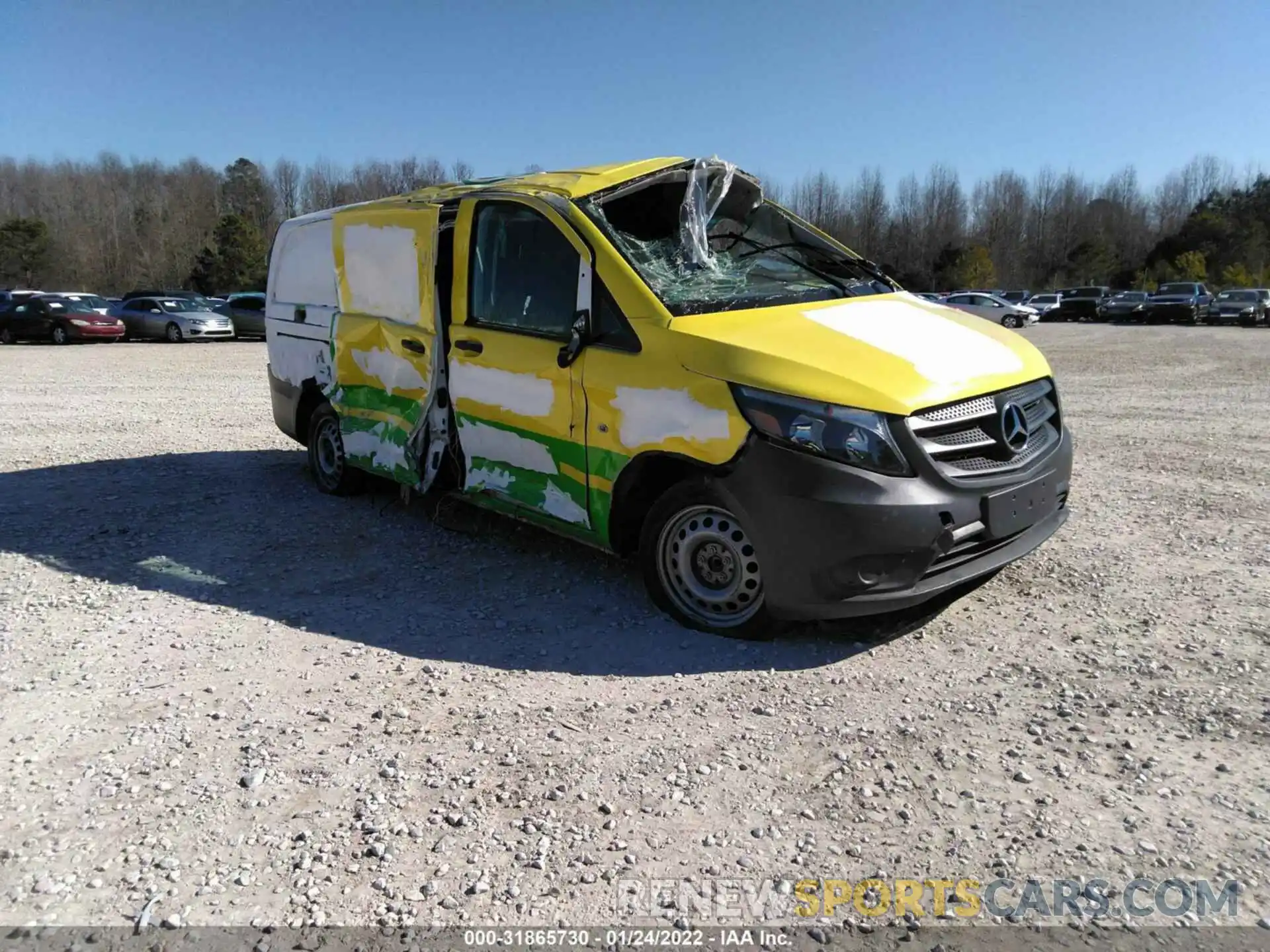 1 Photograph of a damaged car WD3PG2EA5K3606753 MERCEDES-BENZ METRIS CARGO VAN 2019