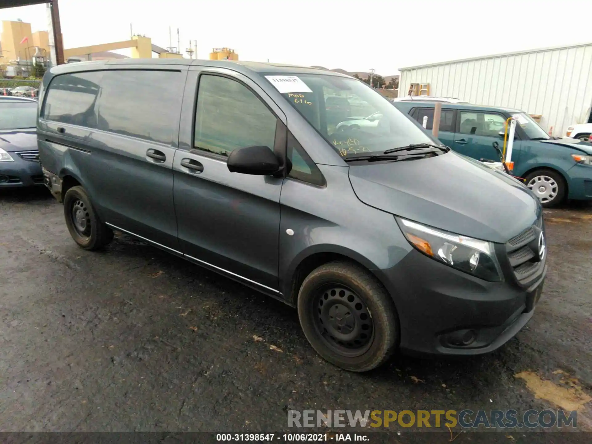 1 Photograph of a damaged car WD3PG2EA6K3550922 MERCEDES-BENZ METRIS CARGO VAN 2019