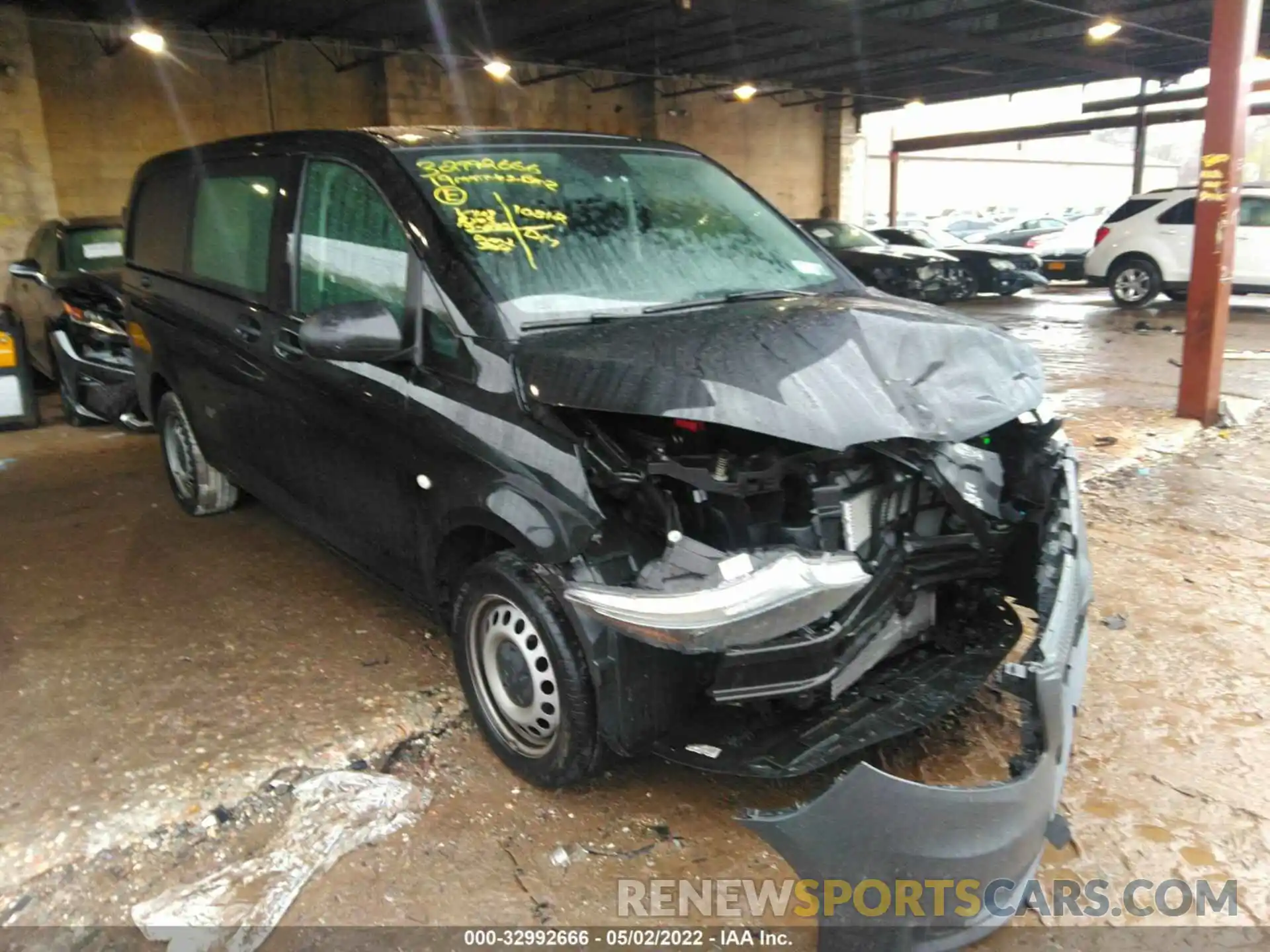 1 Photograph of a damaged car WD3PG2EA6K3587372 MERCEDES-BENZ METRIS CARGO VAN 2019