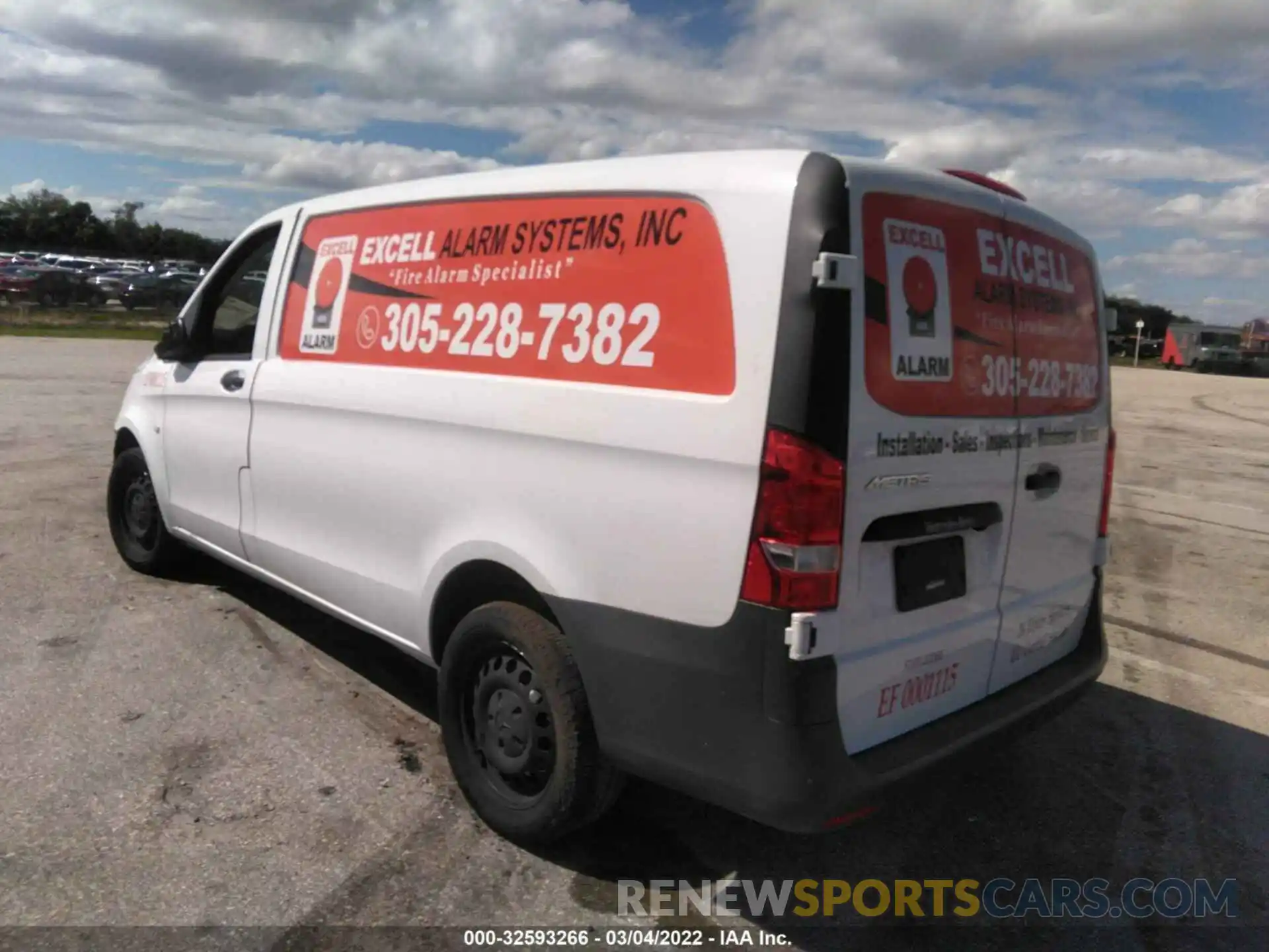 3 Photograph of a damaged car WD3PG2EA6K3604526 MERCEDES-BENZ METRIS CARGO VAN 2019