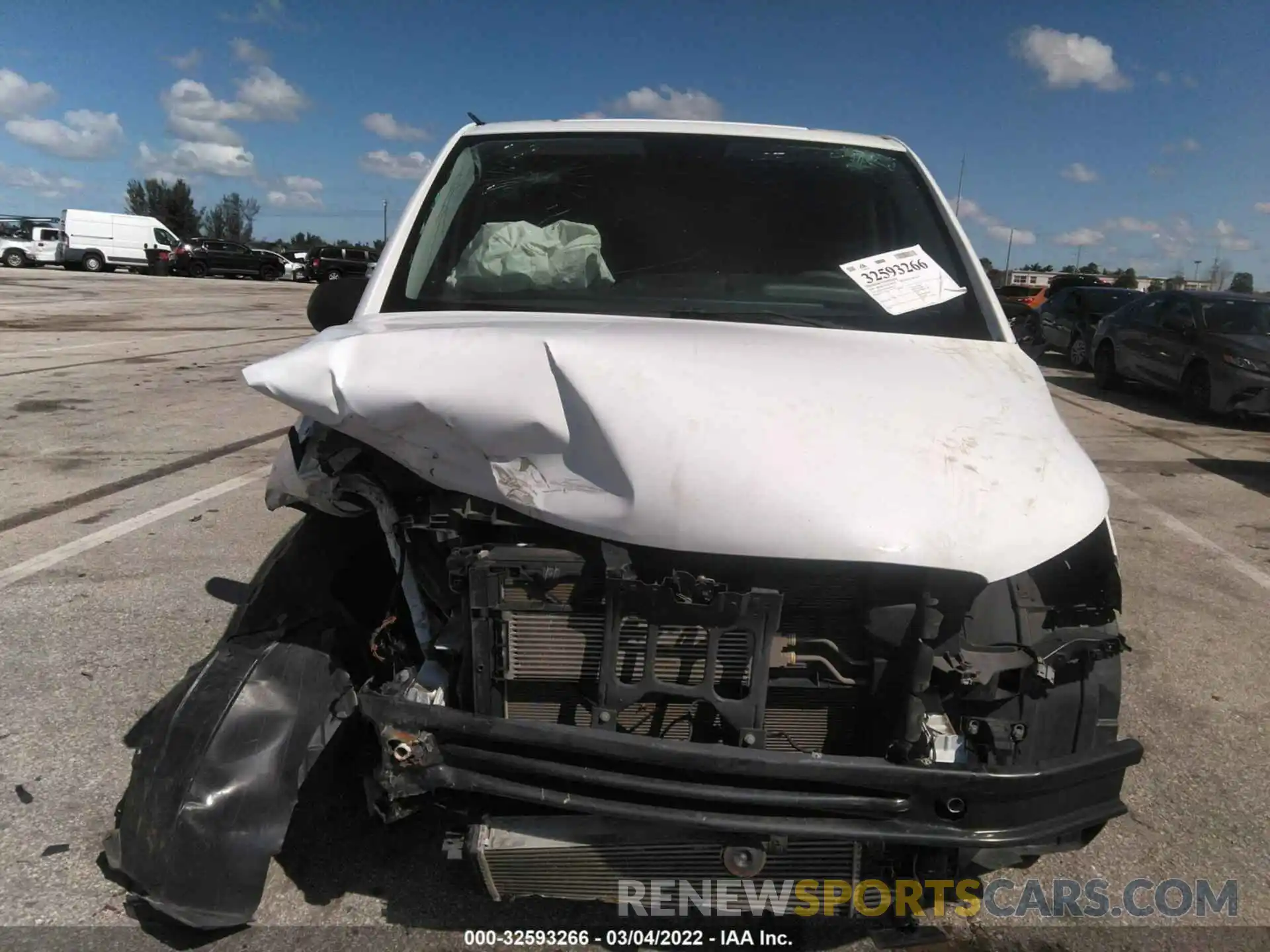 6 Photograph of a damaged car WD3PG2EA6K3604526 MERCEDES-BENZ METRIS CARGO VAN 2019