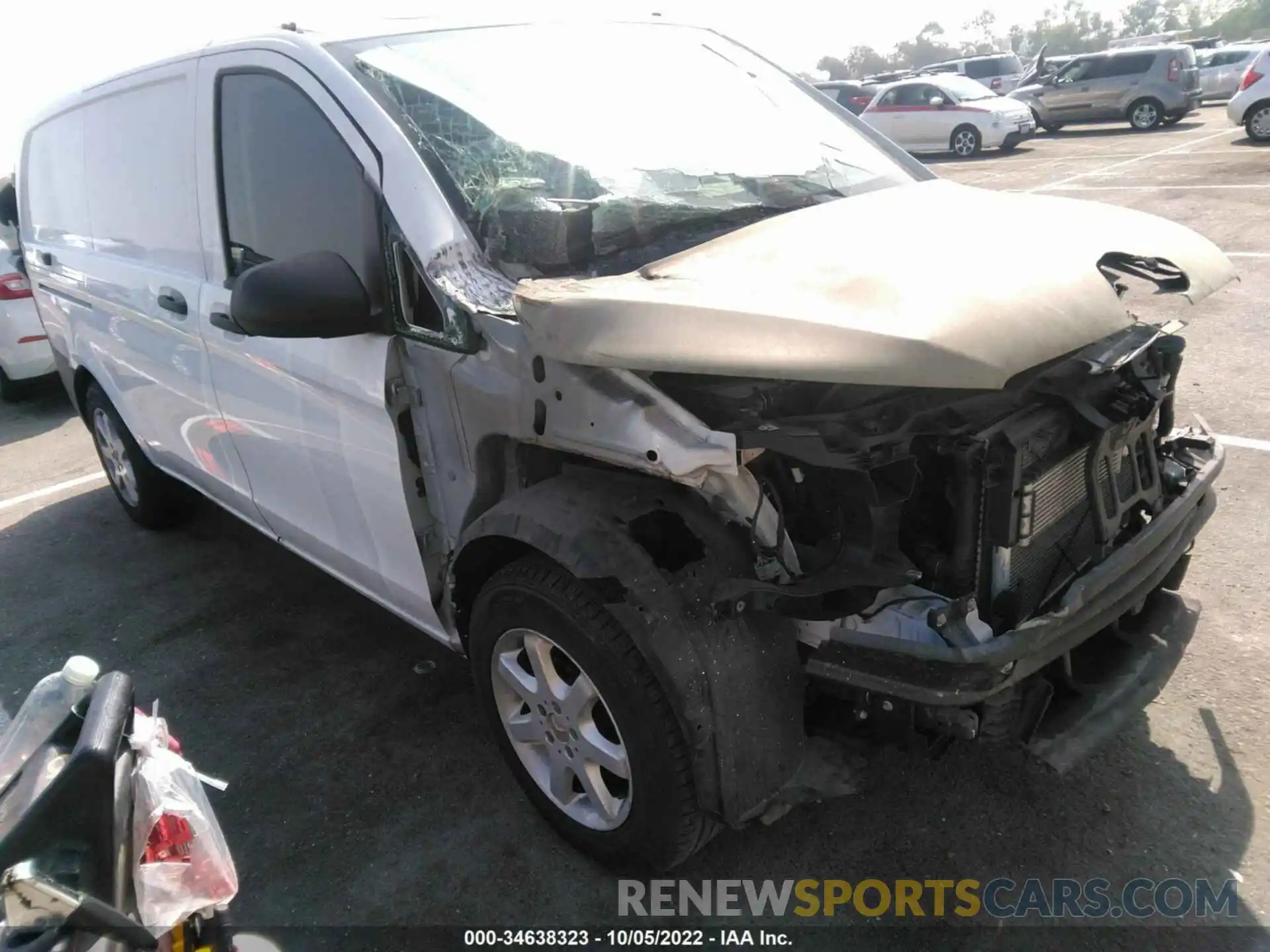 1 Photograph of a damaged car WD3PG2EA7K3597456 MERCEDES-BENZ METRIS CARGO VAN 2019