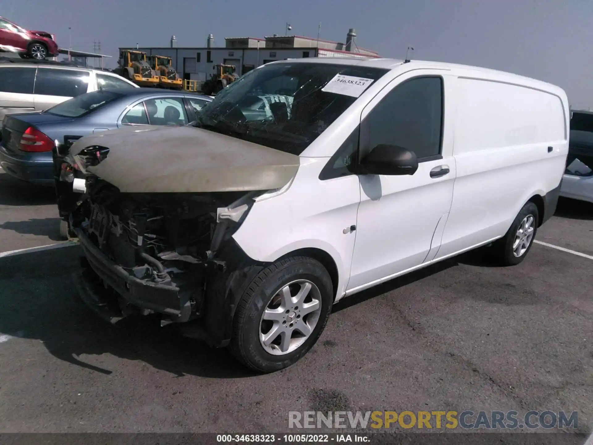 2 Photograph of a damaged car WD3PG2EA7K3597456 MERCEDES-BENZ METRIS CARGO VAN 2019