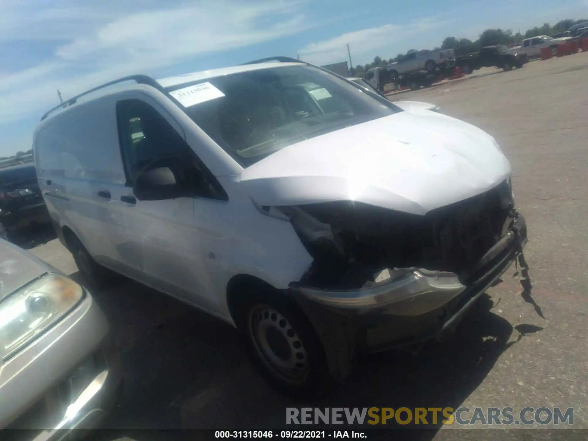 1 Photograph of a damaged car WD3PG2EA8K3561839 MERCEDES-BENZ METRIS CARGO VAN 2019