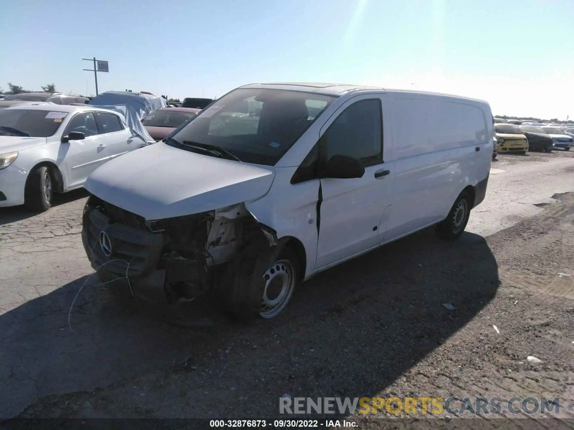 2 Photograph of a damaged car WD3PG3EA1K3602785 MERCEDES-BENZ METRIS CARGO VAN 2019