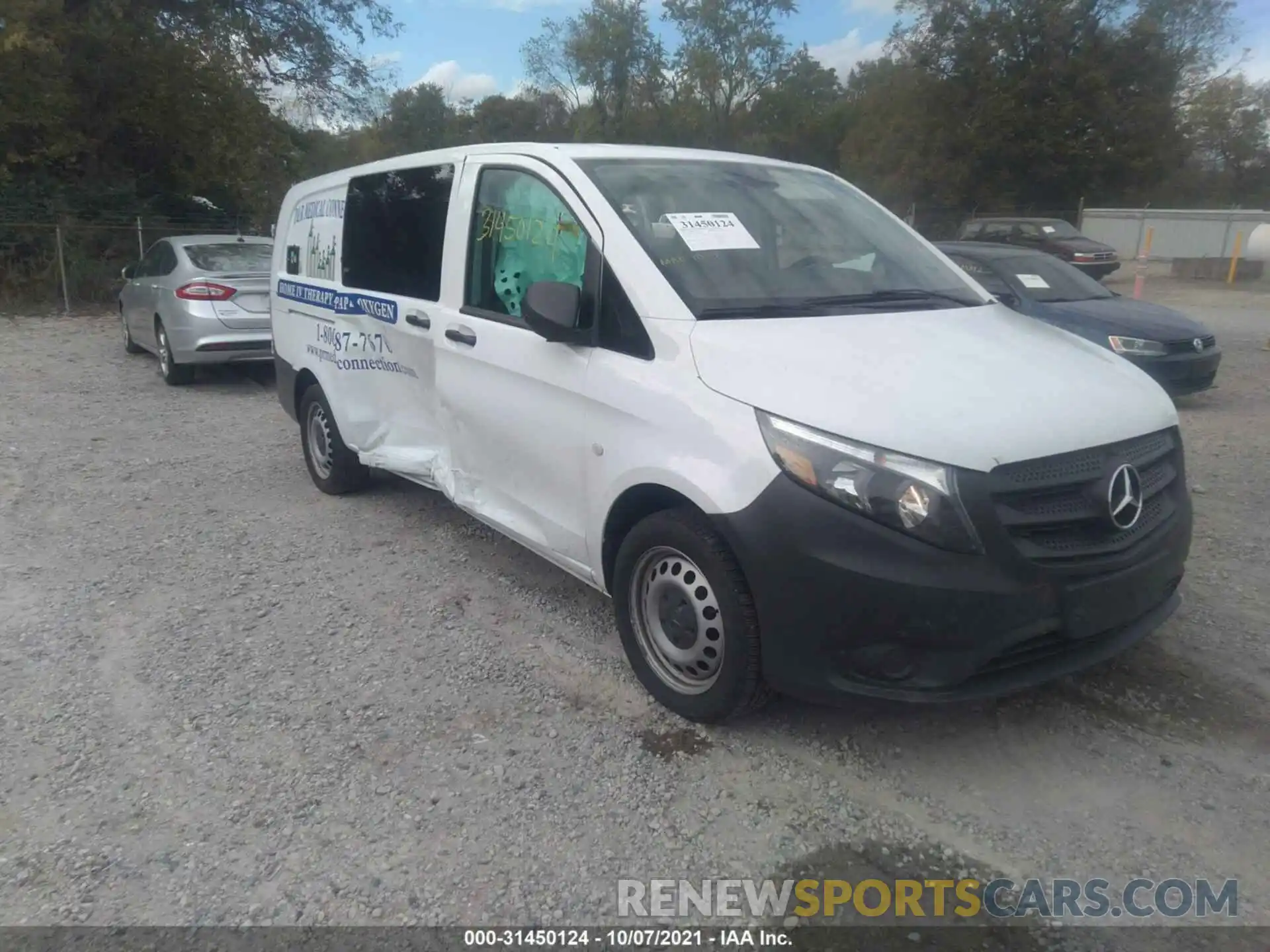 1 Photograph of a damaged car WD3PG3EA2K3548820 MERCEDES-BENZ METRIS CARGO VAN 2019