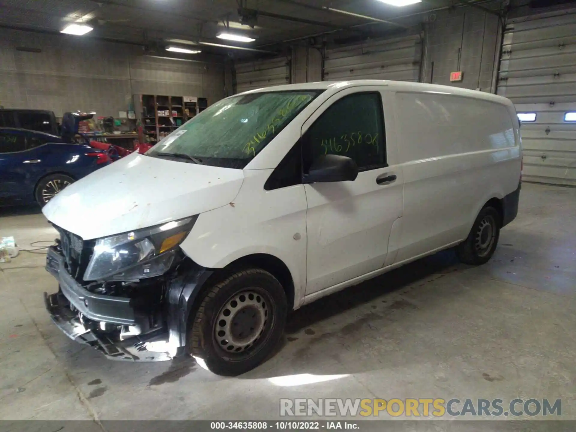 2 Photograph of a damaged car W1YV0BEY5L3740464 MERCEDES-BENZ METRIS CARGO VAN 2020