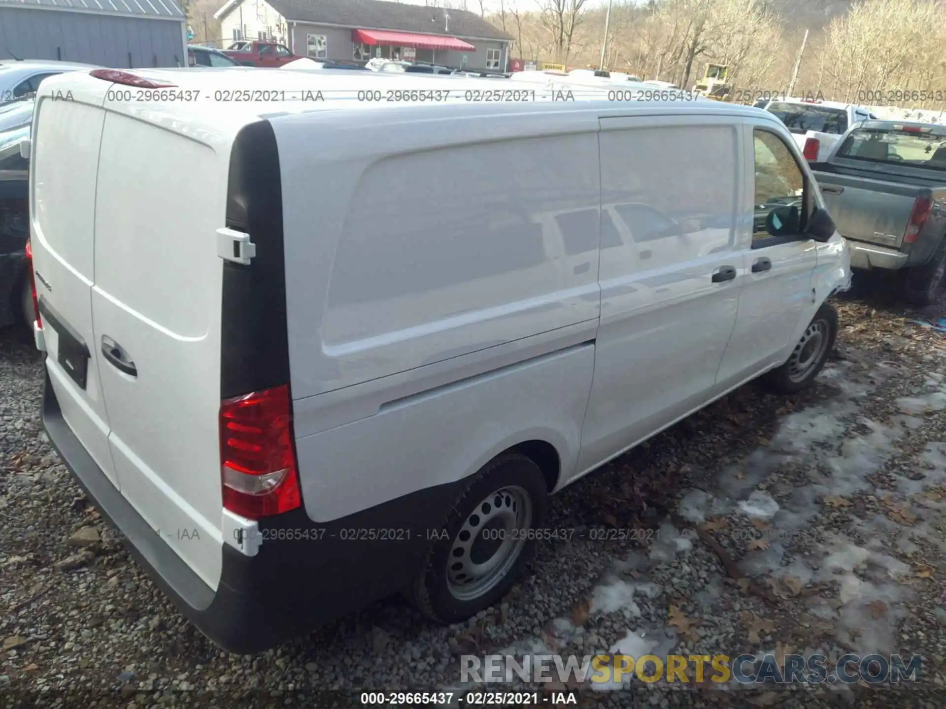 4 Фотография поврежденного автомобиля W1YV0BEYXL3764758 MERCEDES-BENZ METRIS CARGO VAN 2020