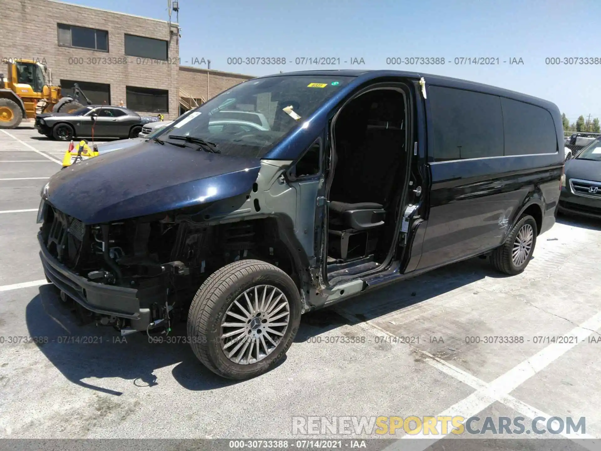 2 Фотография поврежденного автомобиля W1YV0CEY1L3689096 MERCEDES-BENZ METRIS CARGO VAN 2020