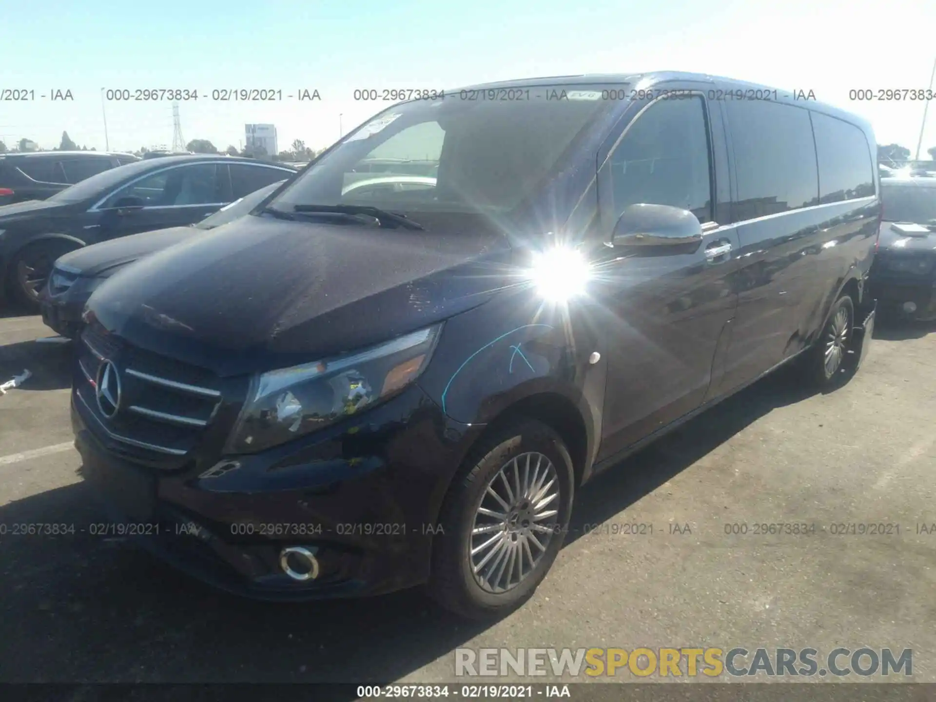 2 Photograph of a damaged car W1YV0CEY3L3689939 MERCEDES-BENZ METRIS CARGO VAN 2020