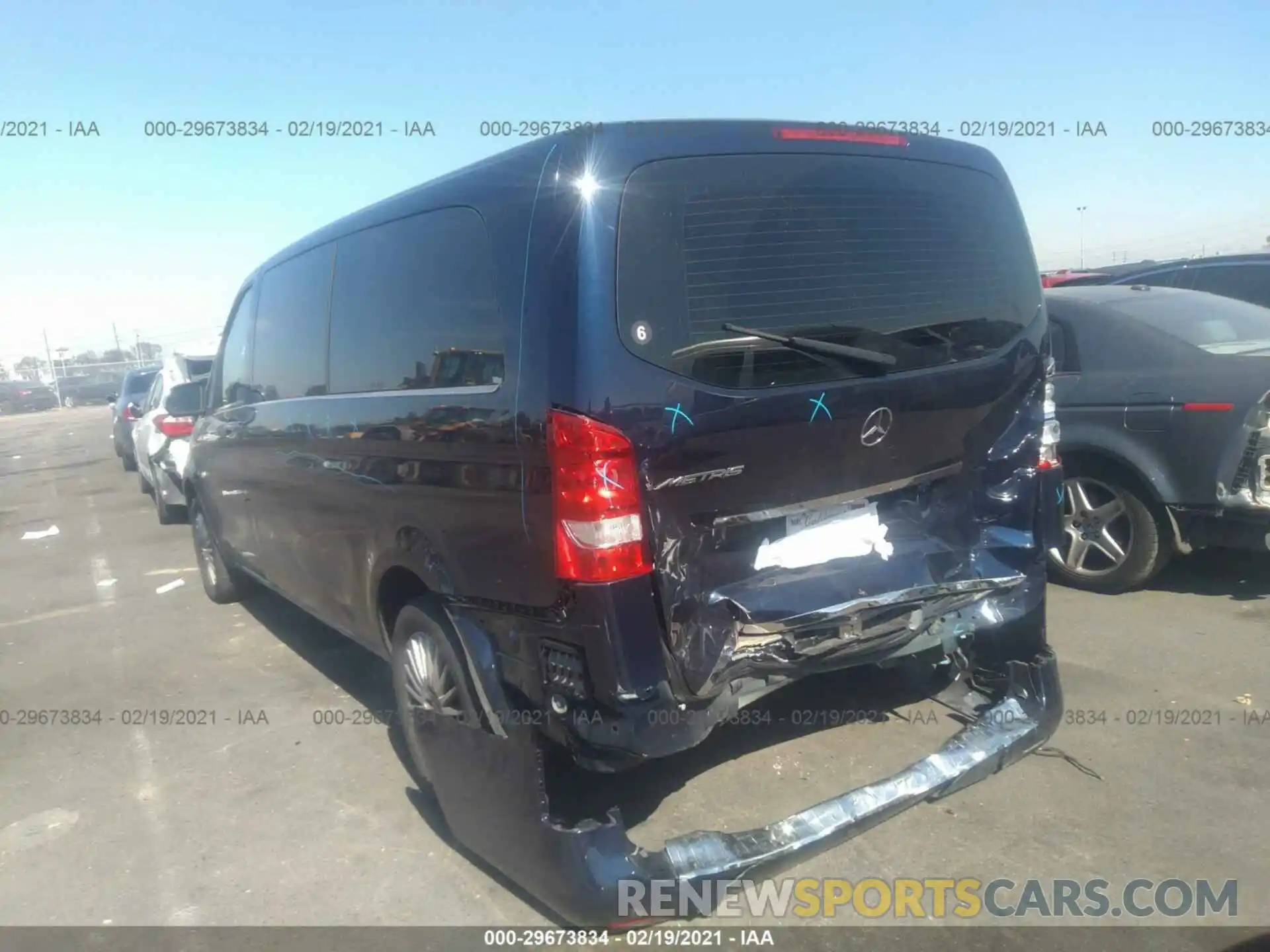 6 Photograph of a damaged car W1YV0CEY3L3689939 MERCEDES-BENZ METRIS CARGO VAN 2020