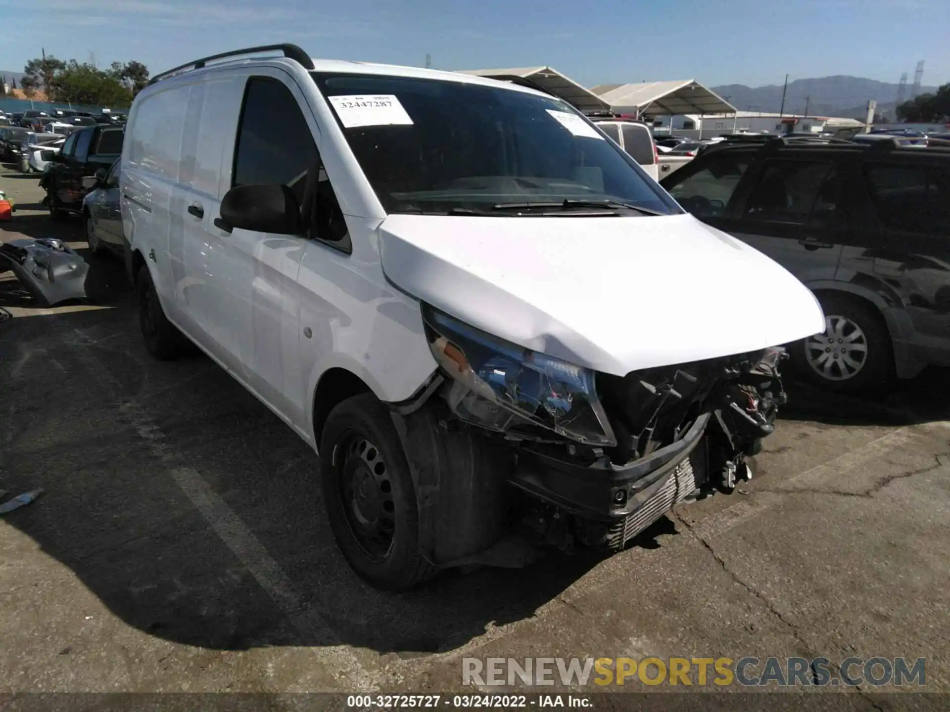 1 Photograph of a damaged car WD3PG2EA1L3644093 MERCEDES-BENZ METRIS CARGO VAN 2020