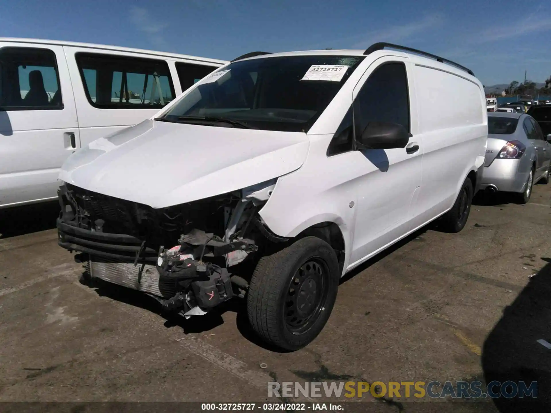 2 Photograph of a damaged car WD3PG2EA1L3644093 MERCEDES-BENZ METRIS CARGO VAN 2020