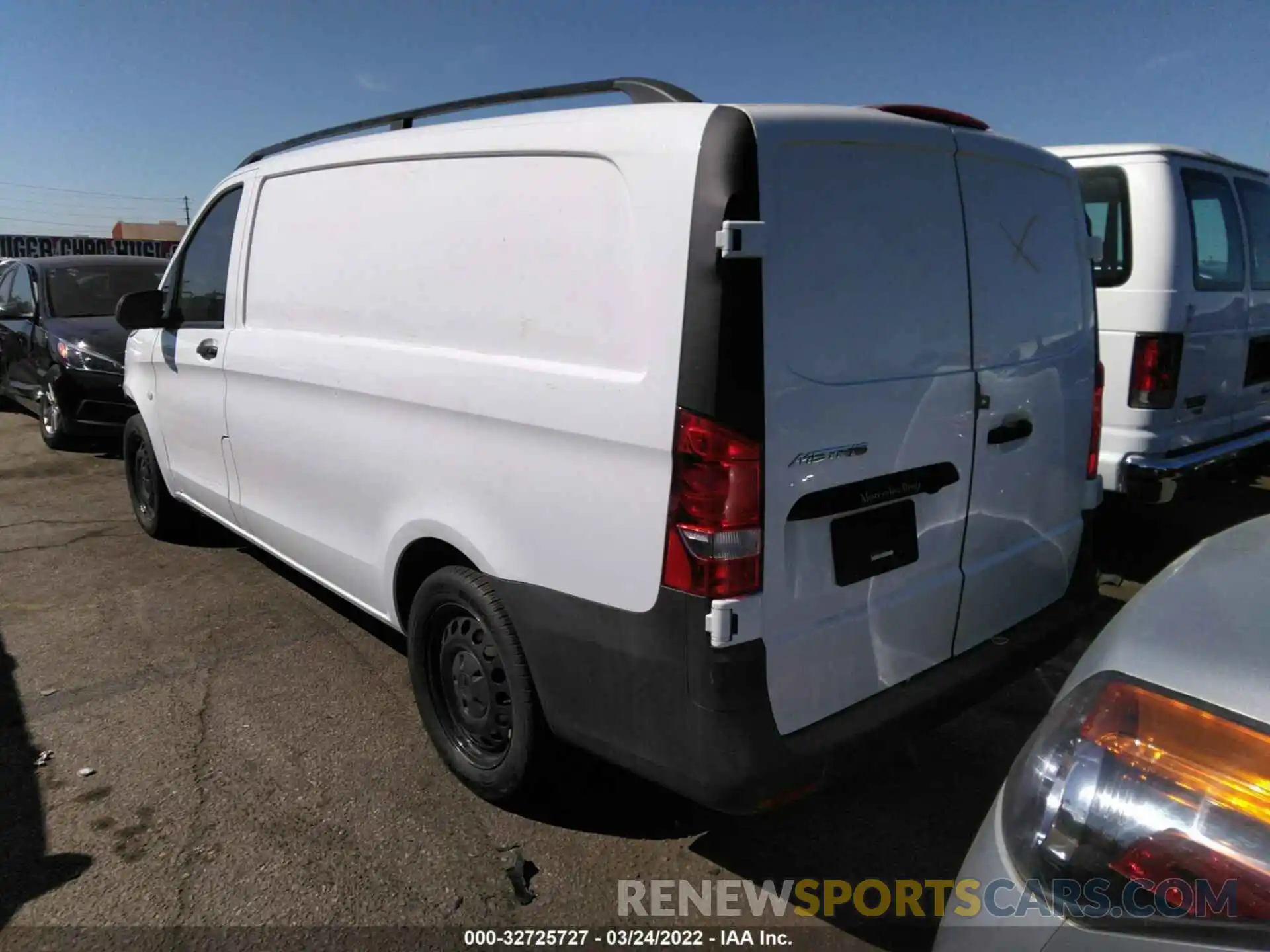 3 Фотография поврежденного автомобиля WD3PG2EA1L3644093 MERCEDES-BENZ METRIS CARGO VAN 2020