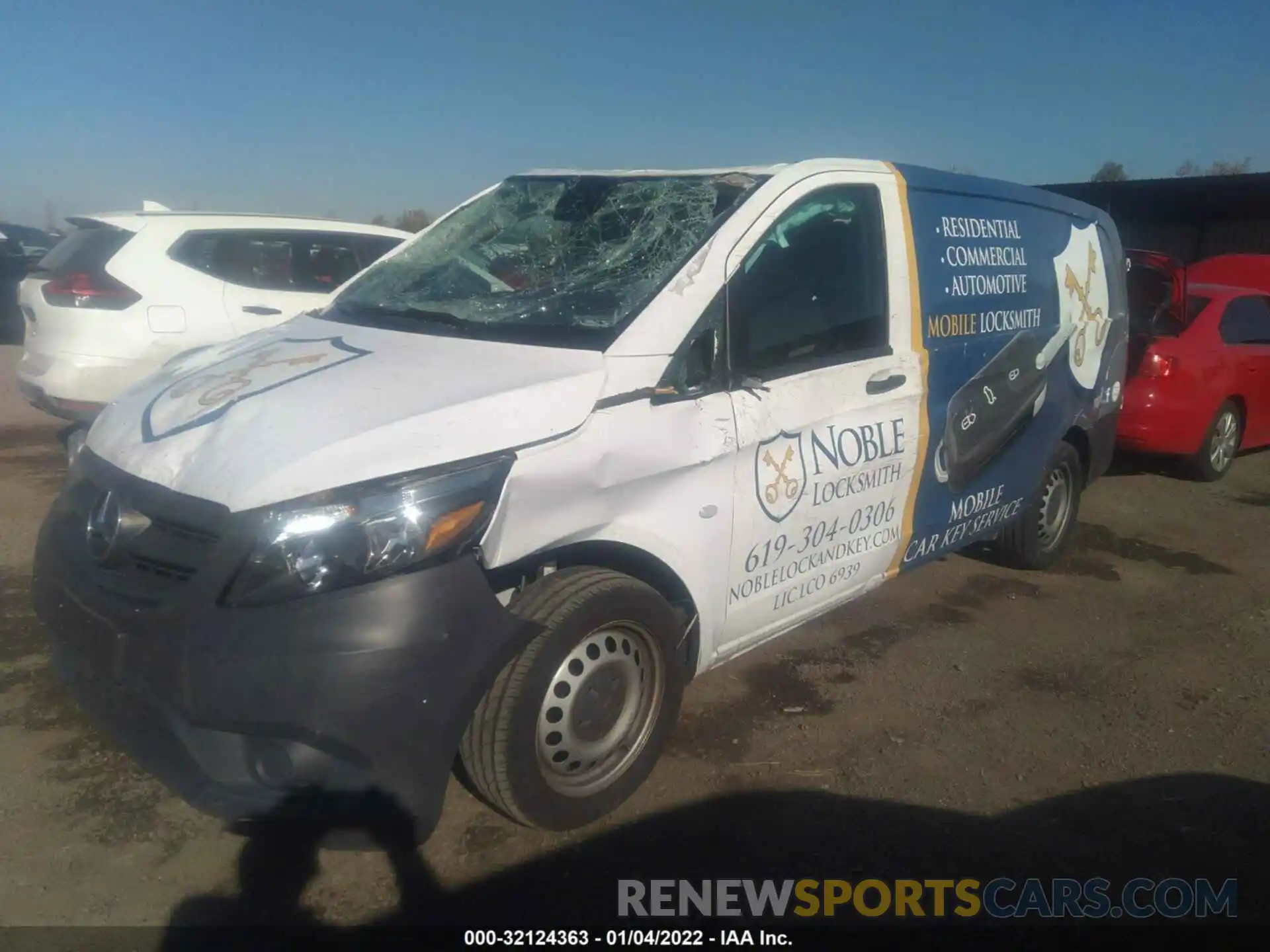 2 Photograph of a damaged car WD3PG2EA1L3673030 MERCEDES-BENZ METRIS CARGO VAN 2020