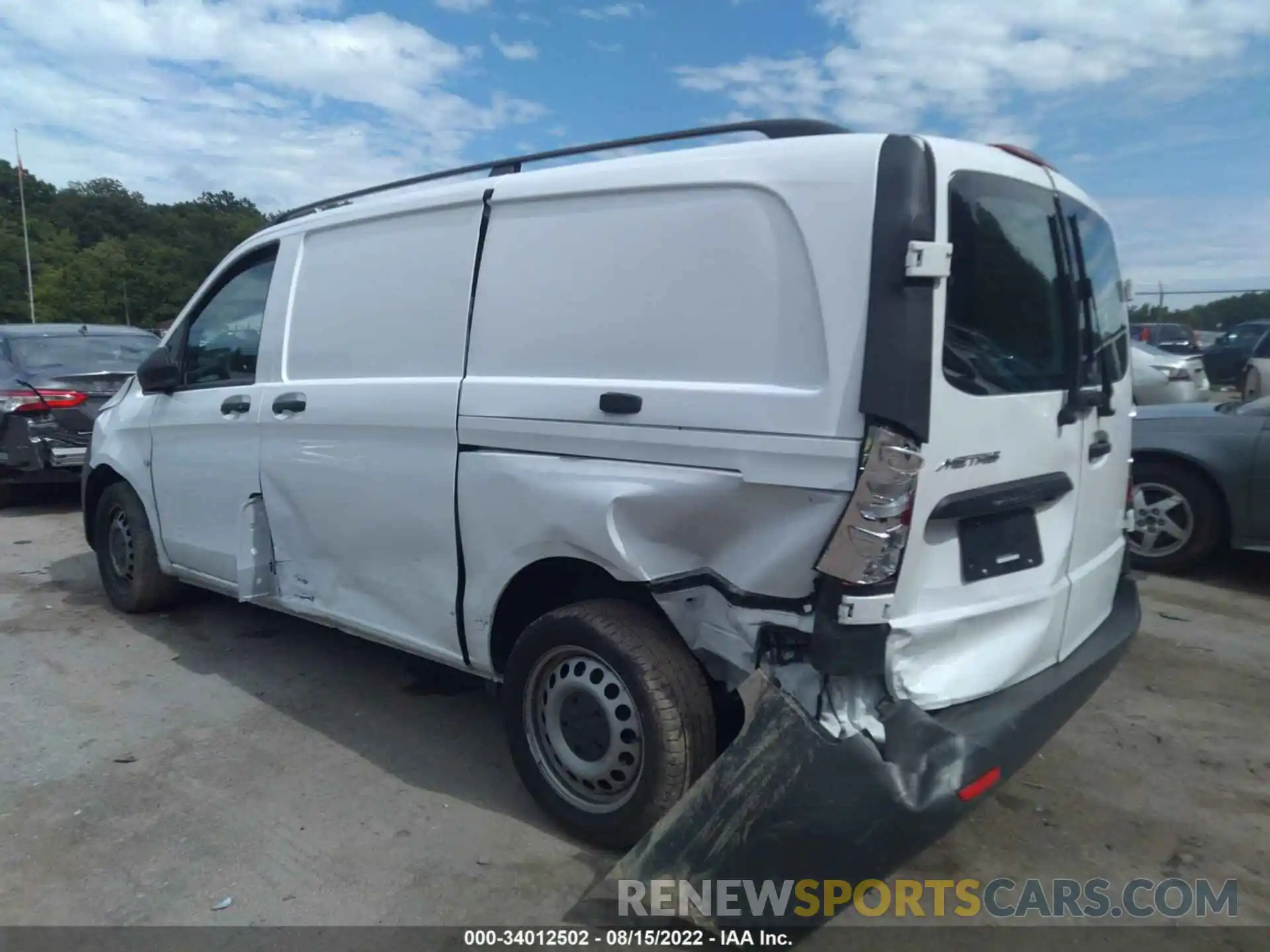 3 Фотография поврежденного автомобиля WD3PG2EA5L3648759 MERCEDES-BENZ METRIS CARGO VAN 2020