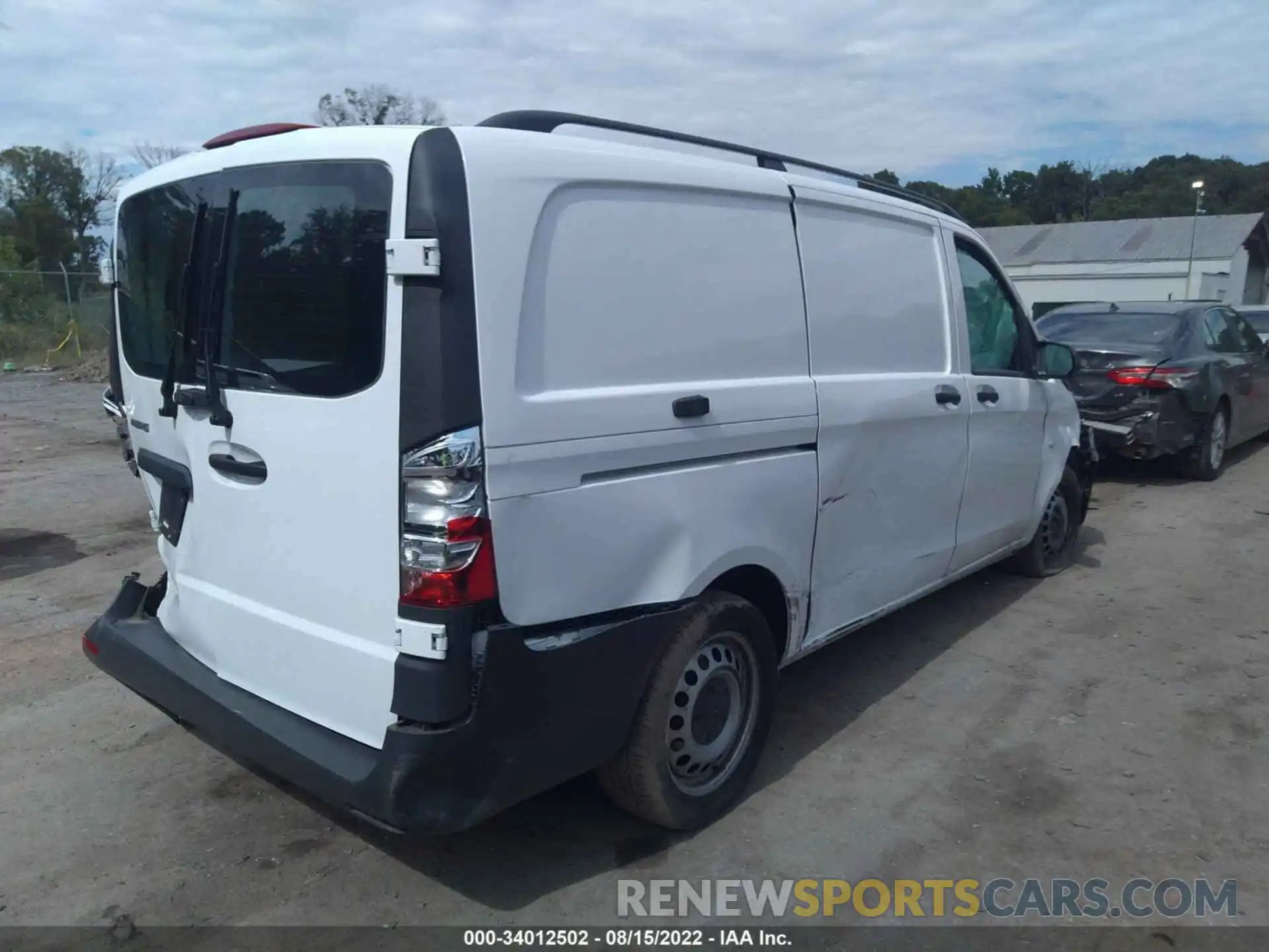 4 Фотография поврежденного автомобиля WD3PG2EA5L3648759 MERCEDES-BENZ METRIS CARGO VAN 2020