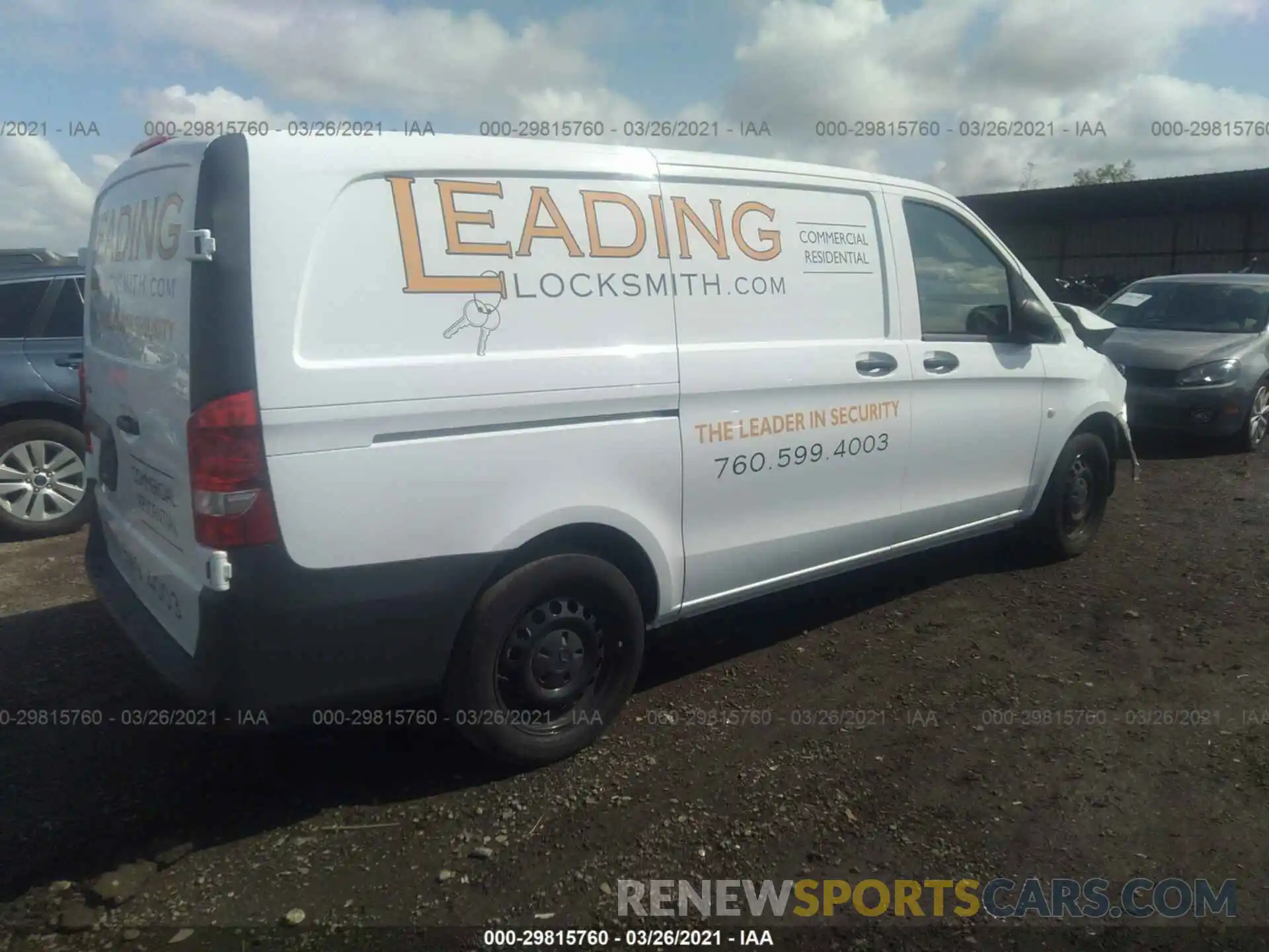 4 Photograph of a damaged car WD3PG2EA7L3645779 MERCEDES-BENZ METRIS CARGO VAN 2020