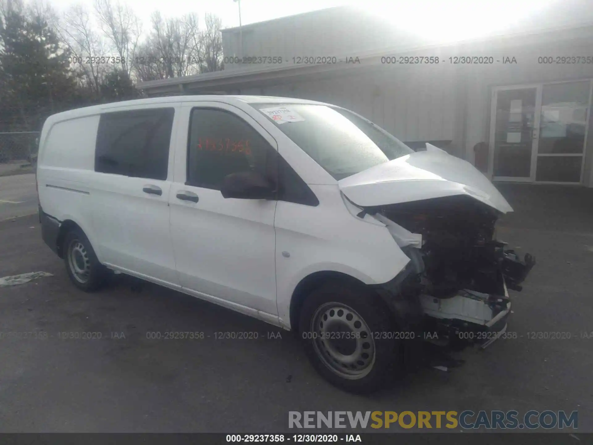 1 Photograph of a damaged car WD3PG2EA9L3676208 MERCEDES-BENZ METRIS CARGO VAN 2020