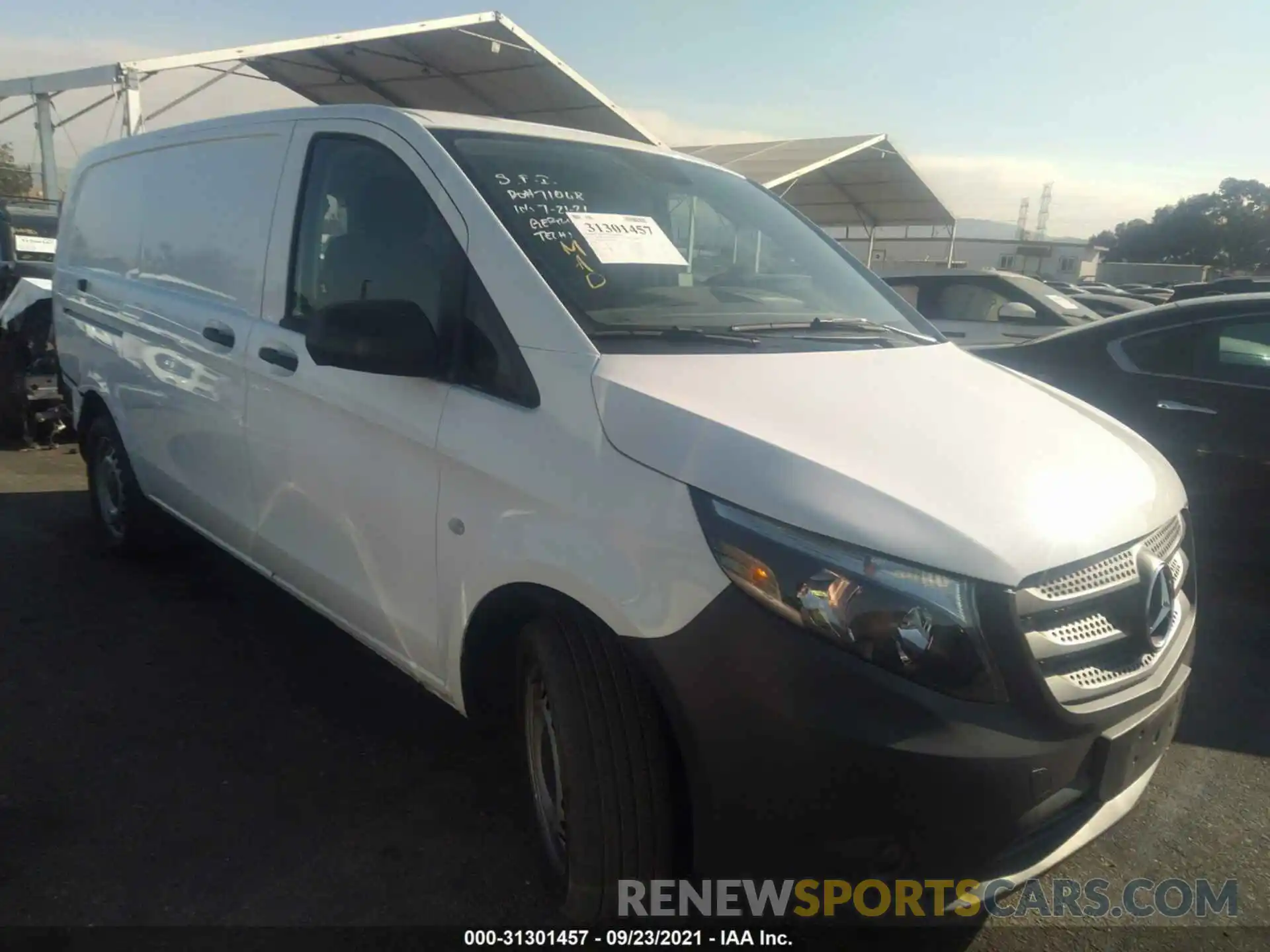 1 Photograph of a damaged car WD3PG2EAXL3650524 MERCEDES-BENZ METRIS CARGO VAN 2020