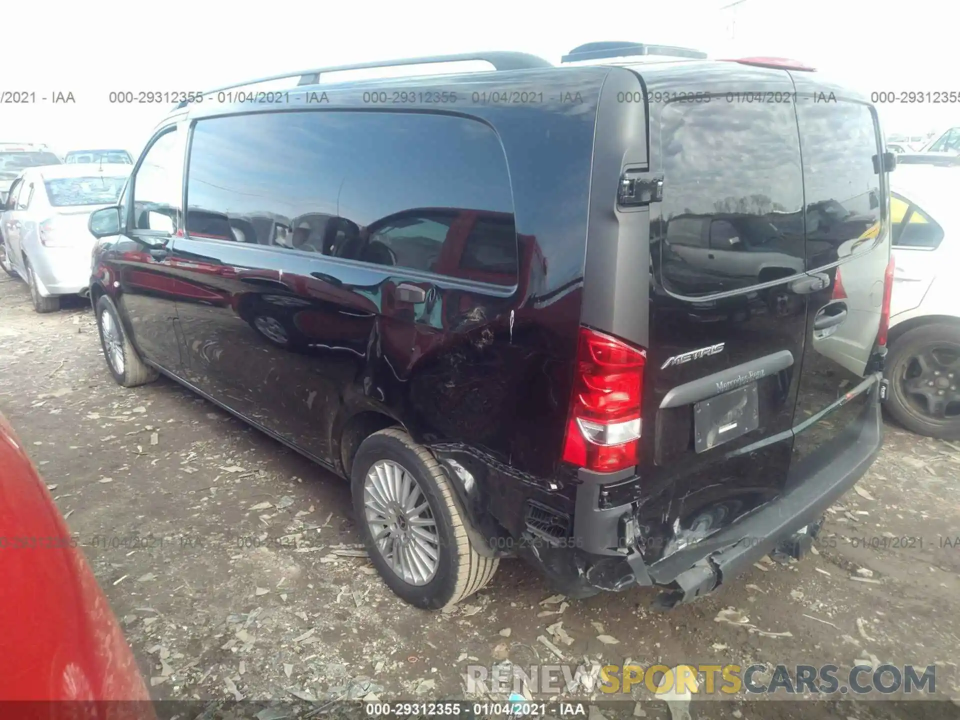 3 Photograph of a damaged car WD3PG3EA3L3644179 MERCEDES-BENZ METRIS CARGO VAN 2020