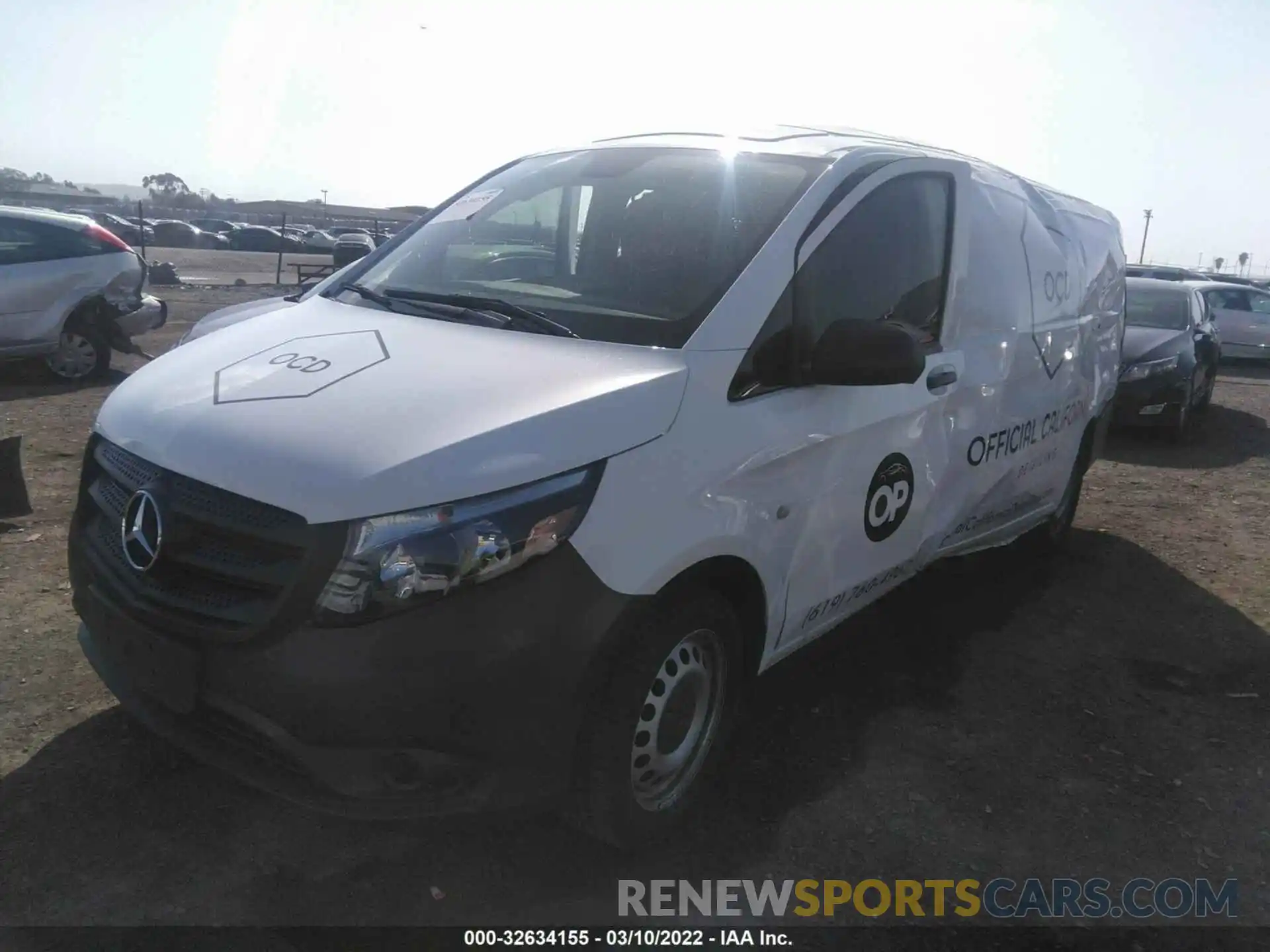 2 Photograph of a damaged car WD3PG3EA7L3640541 MERCEDES-BENZ METRIS CARGO VAN 2020