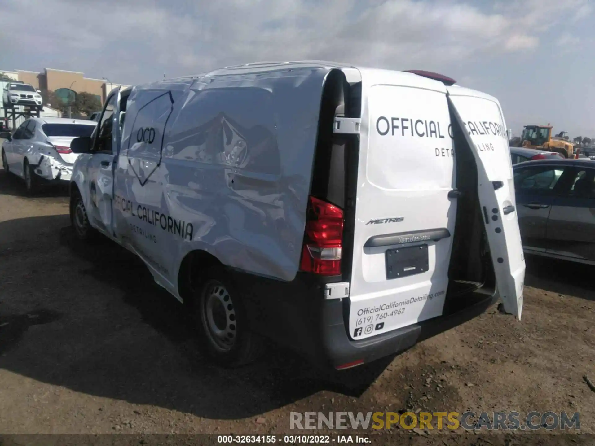 3 Photograph of a damaged car WD3PG3EA7L3640541 MERCEDES-BENZ METRIS CARGO VAN 2020