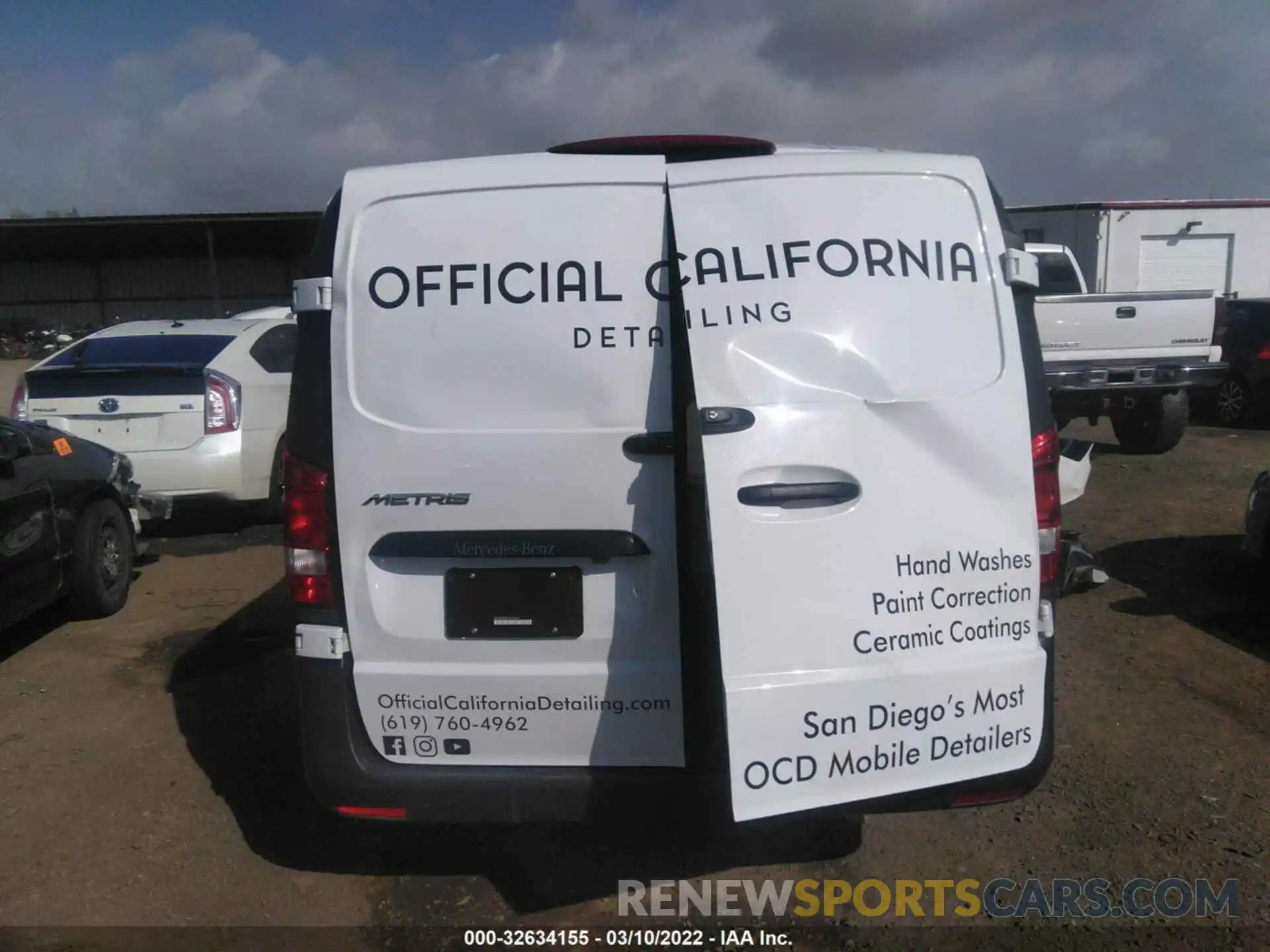 6 Photograph of a damaged car WD3PG3EA7L3640541 MERCEDES-BENZ METRIS CARGO VAN 2020