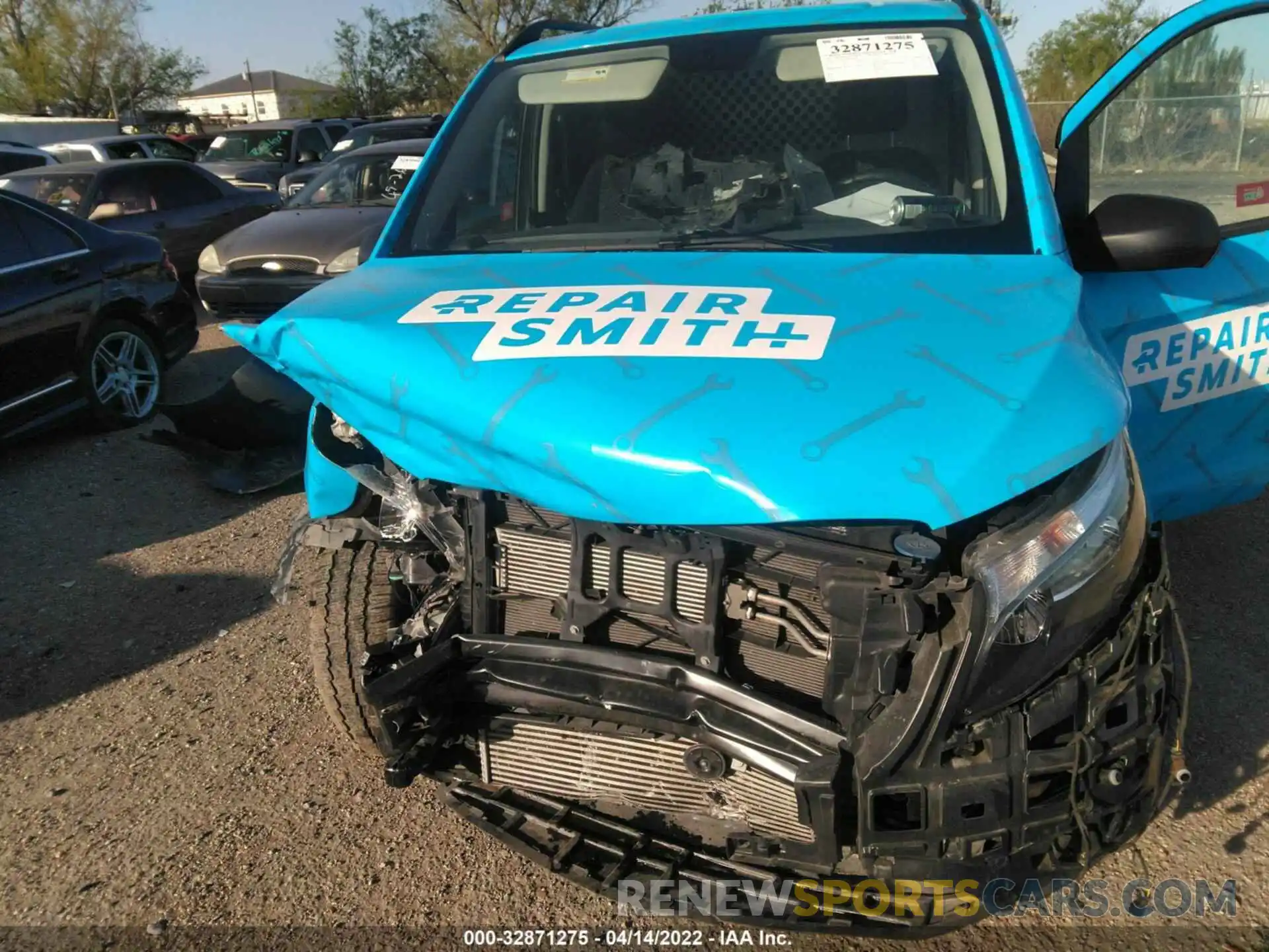 10 Photograph of a damaged car W1YV0BEY8M3829351 MERCEDES-BENZ METRIS CARGO VAN 2021