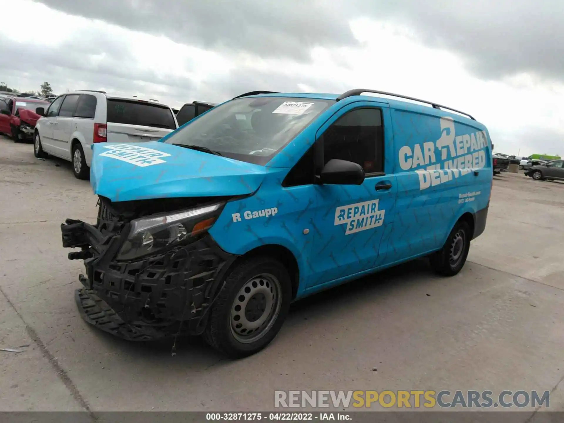 2 Photograph of a damaged car W1YV0BEY8M3829351 MERCEDES-BENZ METRIS CARGO VAN 2021