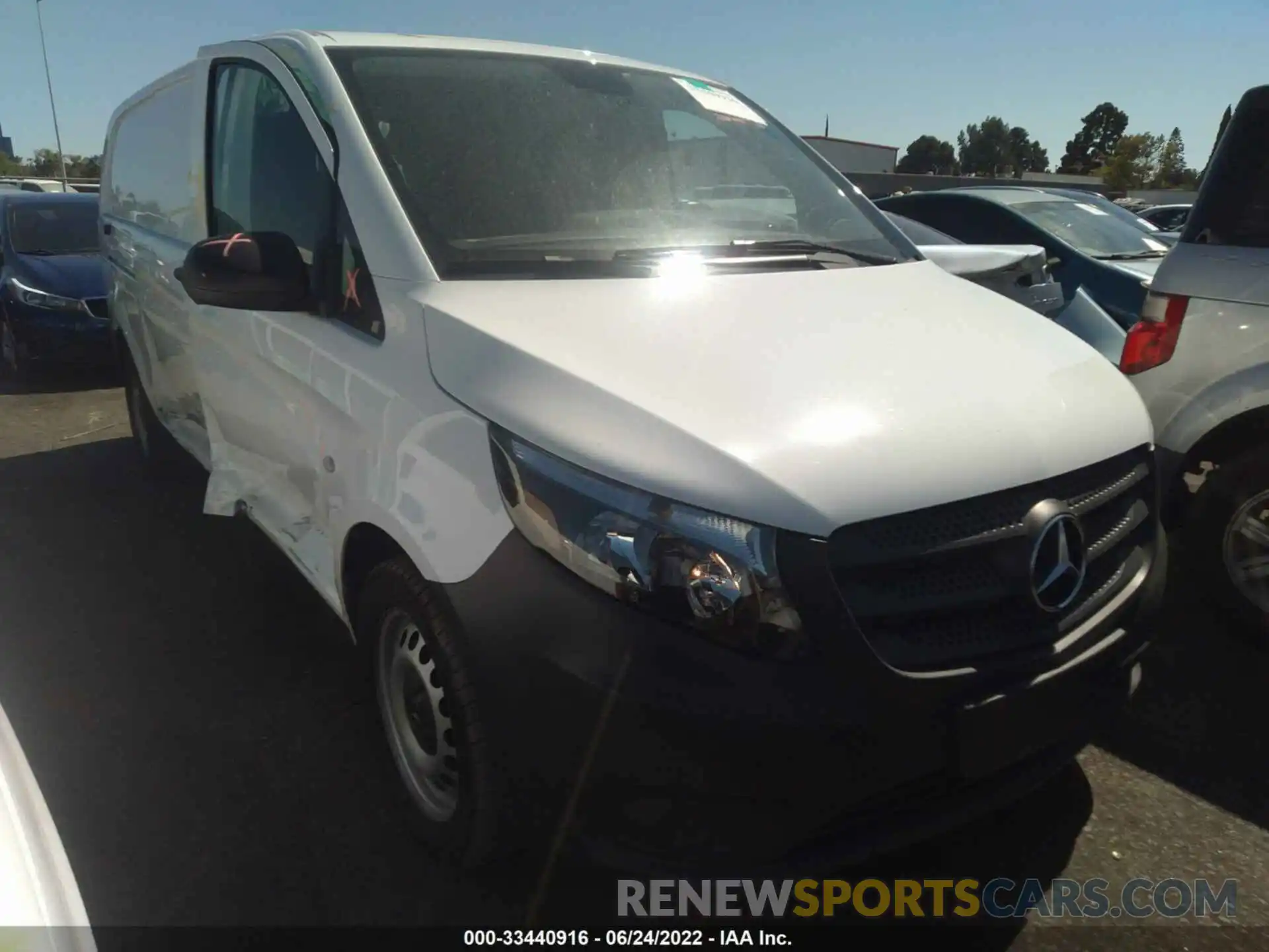 1 Photograph of a damaged car W1YV0CEY4M3865494 MERCEDES-BENZ METRIS CARGO VAN 2021