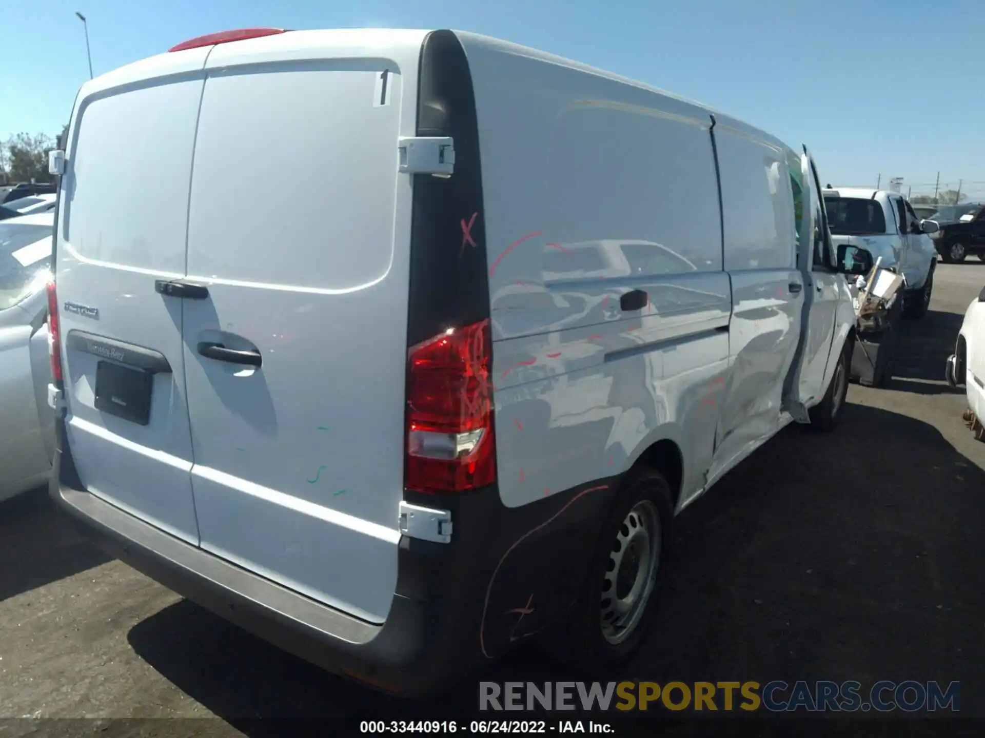 4 Фотография поврежденного автомобиля W1YV0CEY4M3865494 MERCEDES-BENZ METRIS CARGO VAN 2021