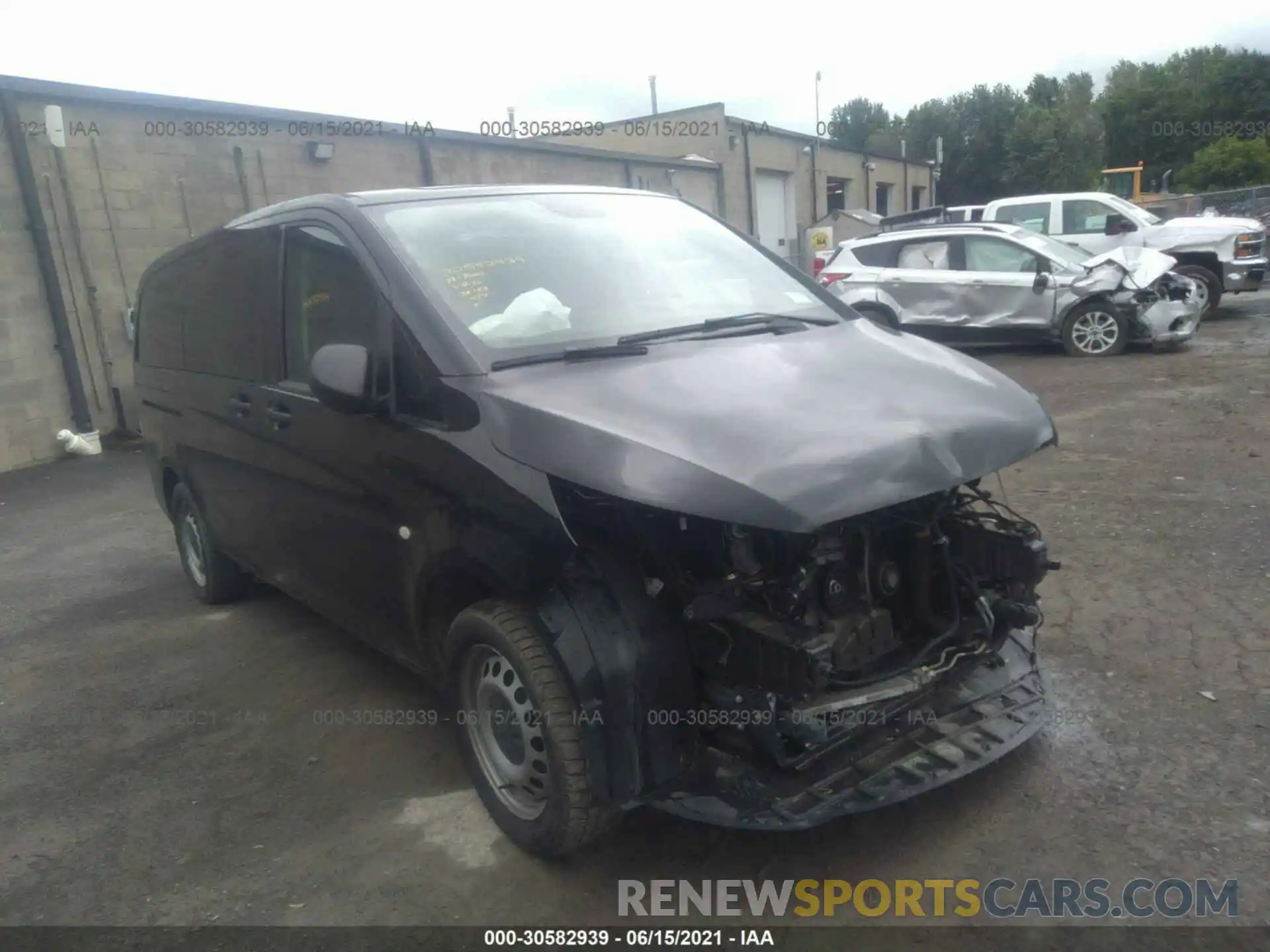 1 Photograph of a damaged car WD4PG2EE0K3517929 MERCEDES-BENZ METRIS PASSENGER VAN 2019