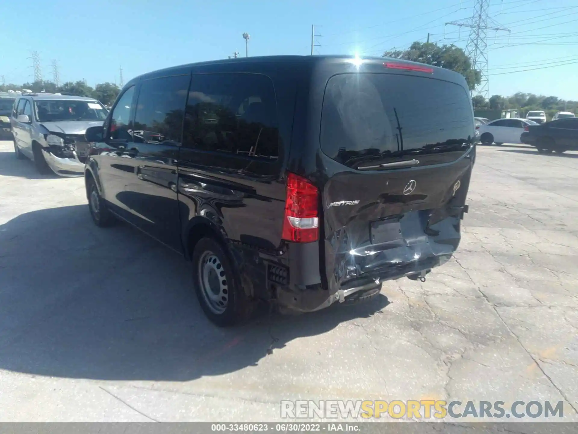 3 Photograph of a damaged car WD4PG2EE2K3507936 MERCEDES-BENZ METRIS PASSENGER VAN 2019