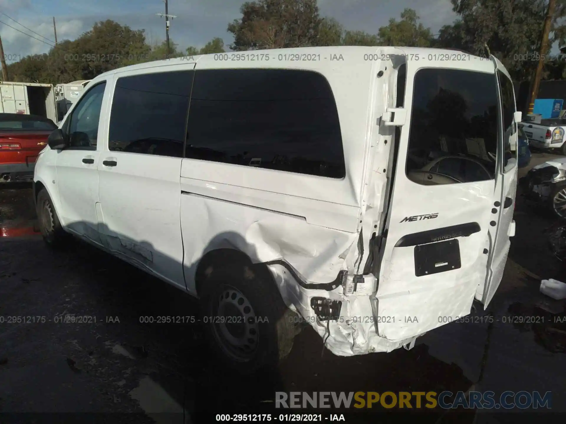 3 Photograph of a damaged car WD4PG2EE4K3527167 MERCEDES-BENZ METRIS PASSENGER VAN 2019