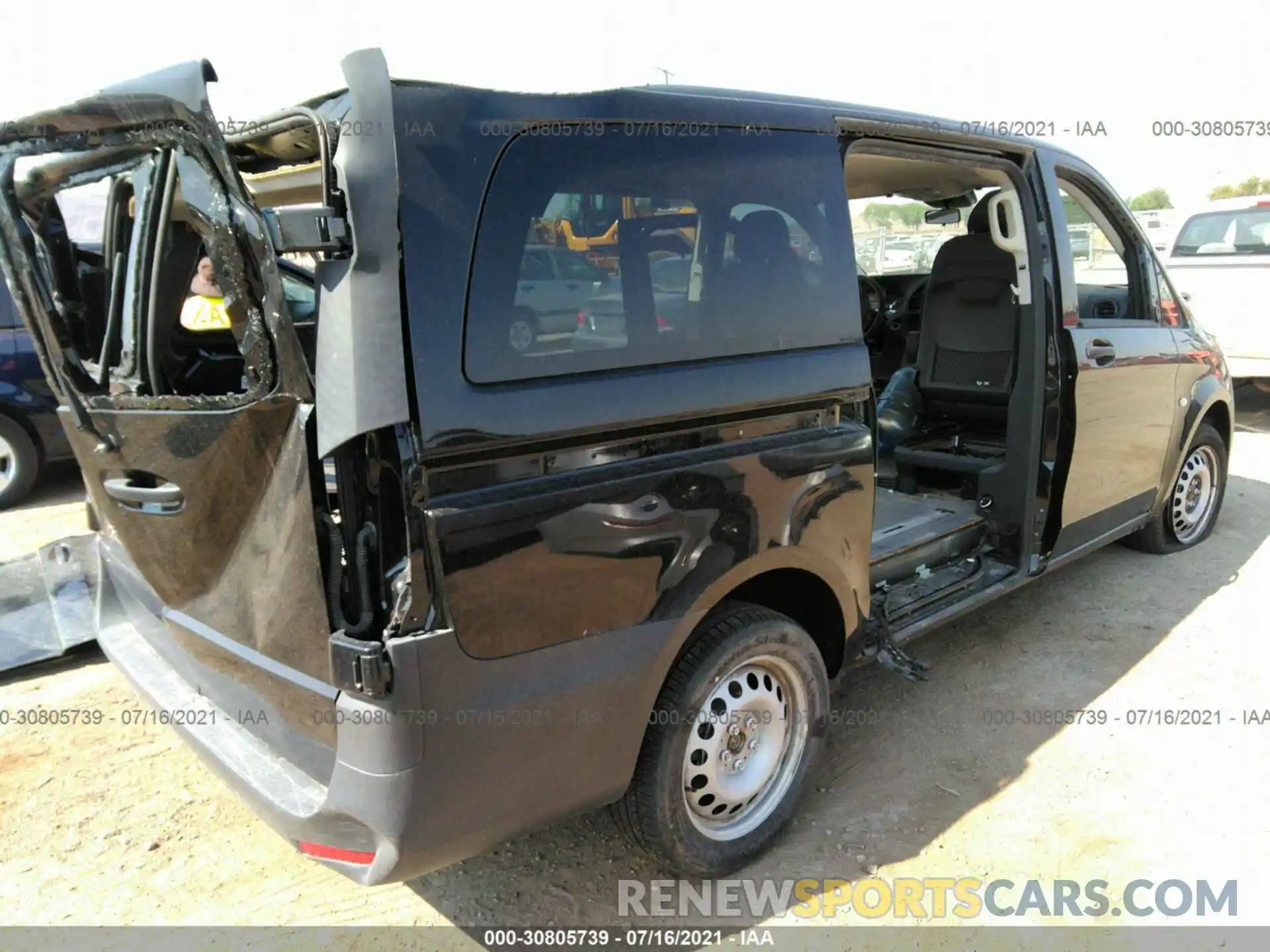 4 Photograph of a damaged car WD4PG2EE6K3518972 MERCEDES-BENZ METRIS PASSENGER VAN 2019