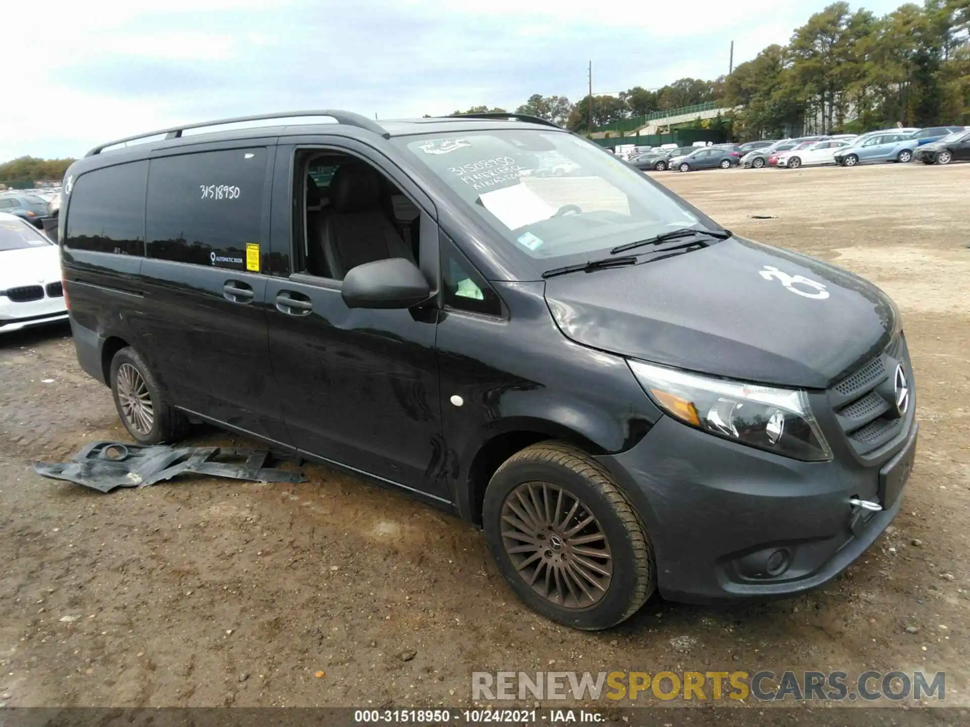 1 Photograph of a damaged car WD4PG2EE6K3583935 MERCEDES-BENZ METRIS PASSENGER VAN 2019