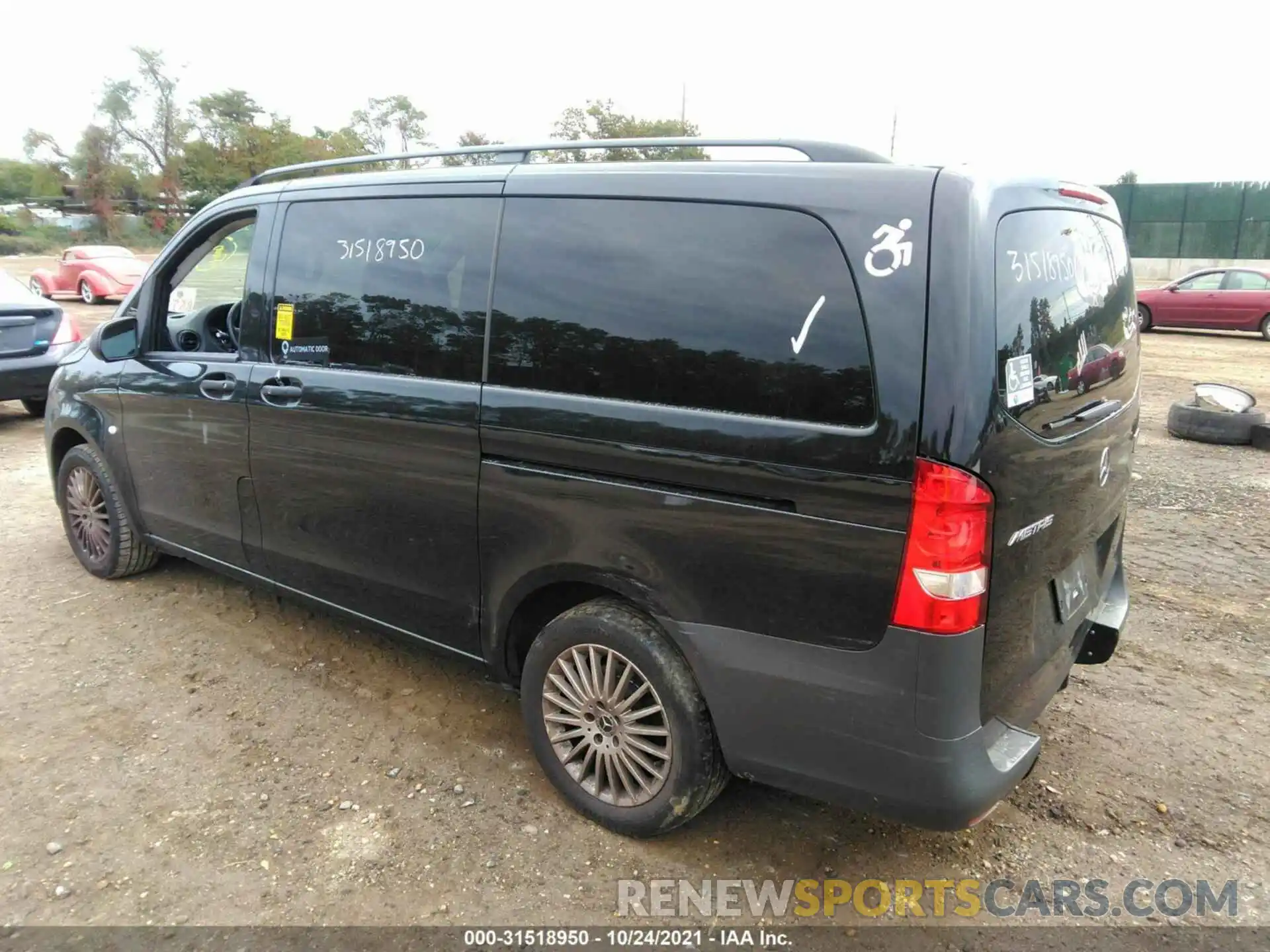 3 Photograph of a damaged car WD4PG2EE6K3583935 MERCEDES-BENZ METRIS PASSENGER VAN 2019