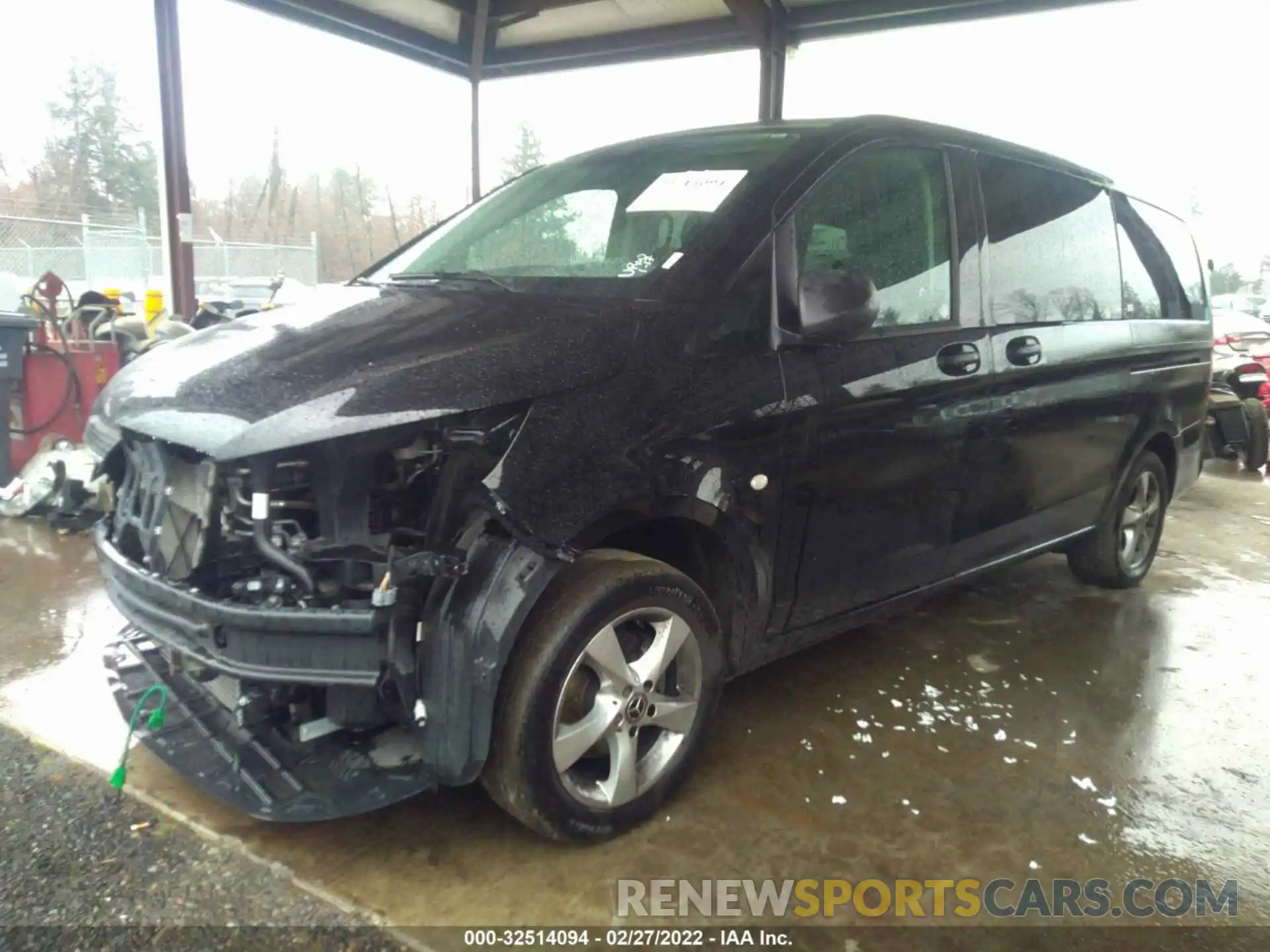 2 Photograph of a damaged car W1WV0FEY7L3696662 MERCEDES-BENZ METRIS PASSENGER VAN 2020