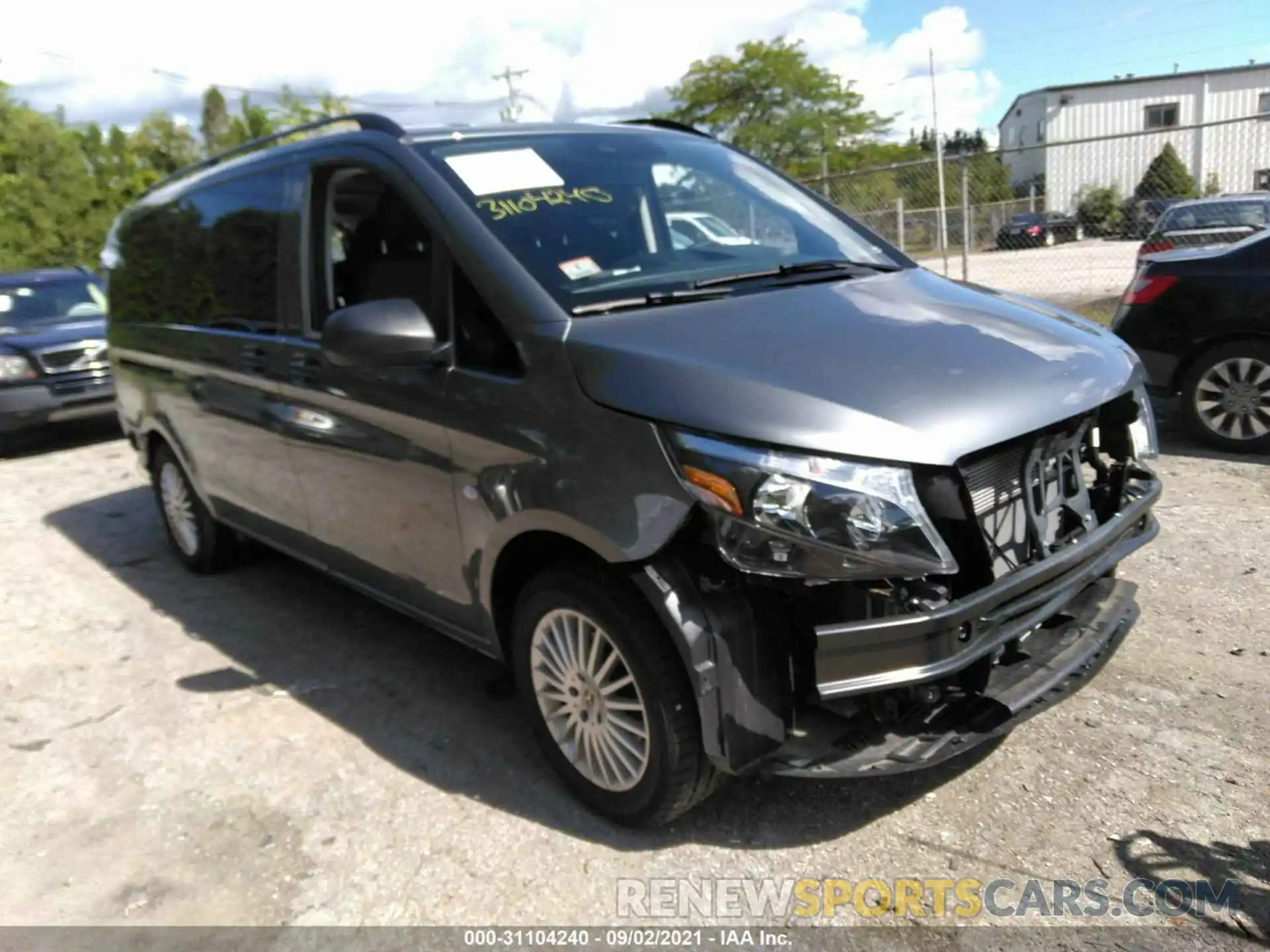 1 Photograph of a damaged car W1WV0FEY3M3830679 MERCEDES-BENZ METRIS PASSENGER VAN 2021