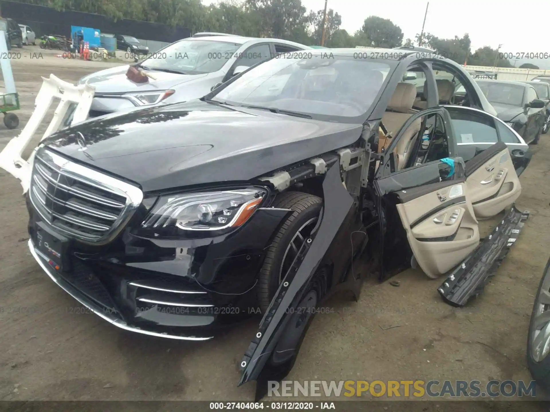 2 Photograph of a damaged car WDDUG8DB3KA449117 MERCEDES-BENZ S 2019