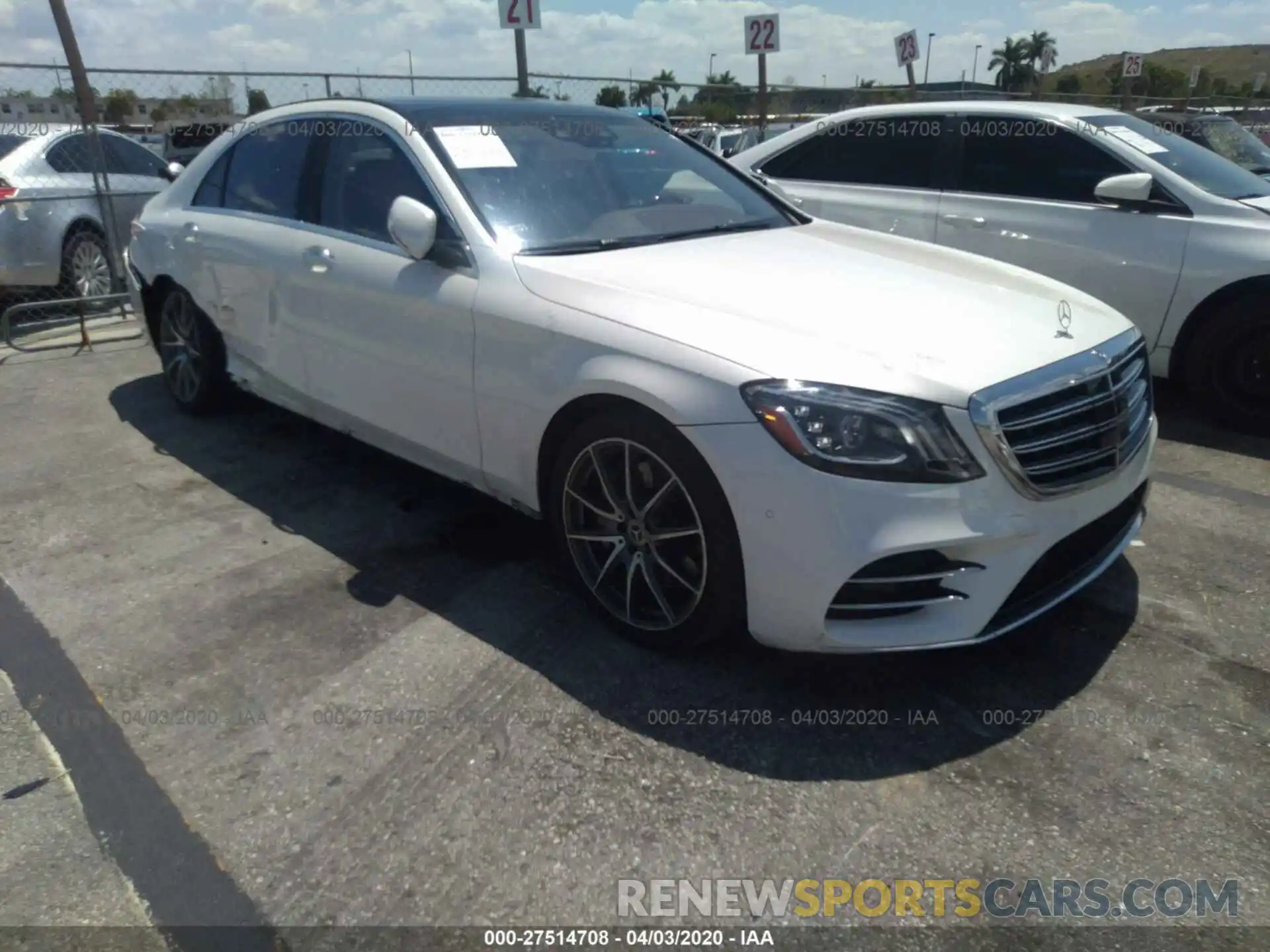 1 Photograph of a damaged car WDDUG8DB8KA442910 MERCEDES-BENZ S 2019