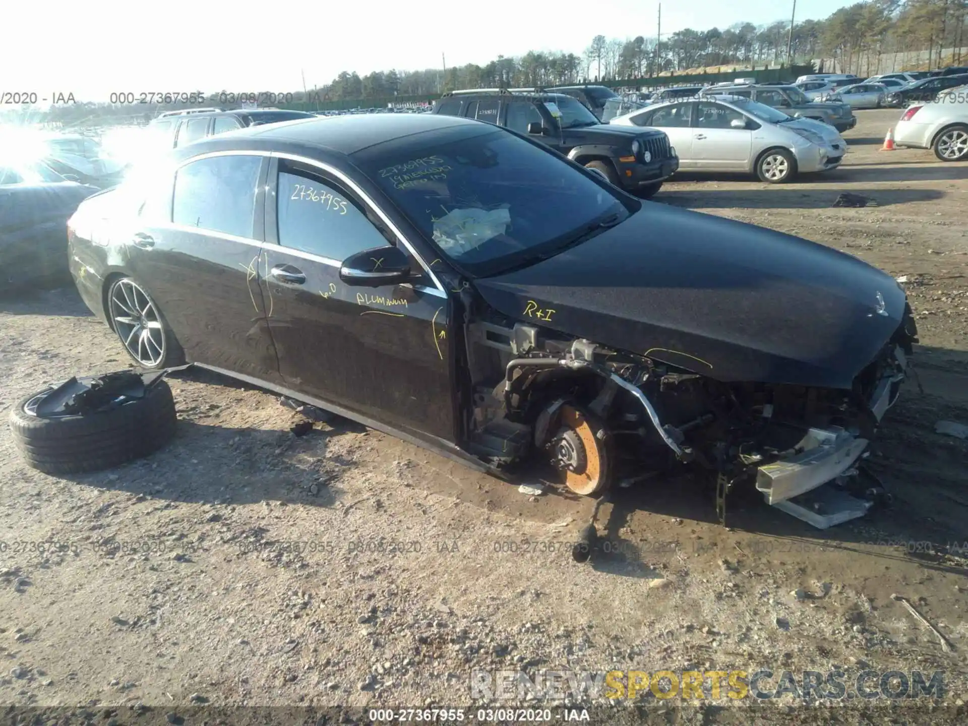 1 Photograph of a damaged car WDDUG8GB3KA462221 MERCEDES-BENZ S 2019